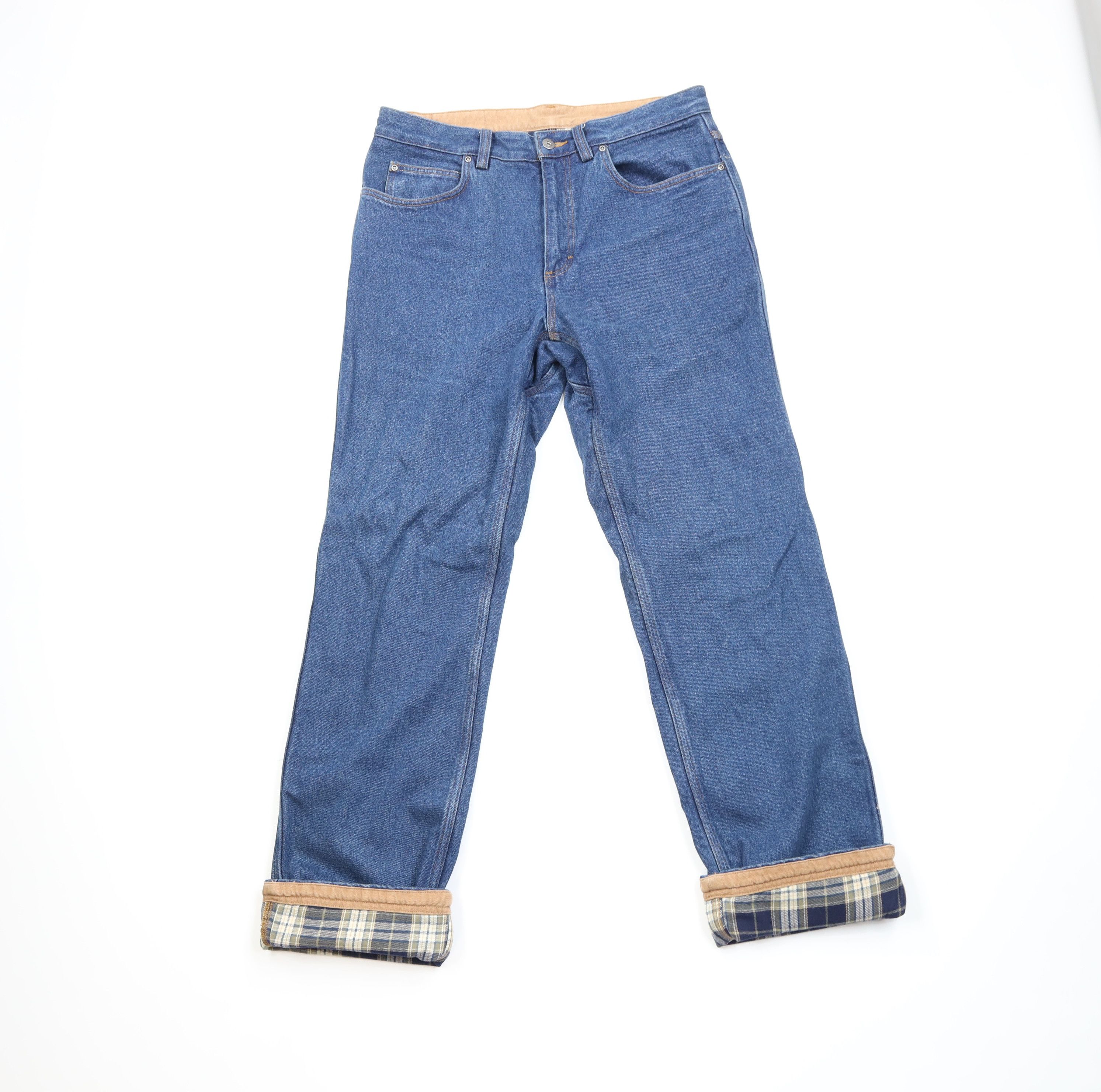 Duluth Trading Company Duluth Trading Co Flannel Lined Heavyweight Denim Jeans Size US 34 / EU 50 - 1 Thumbnail