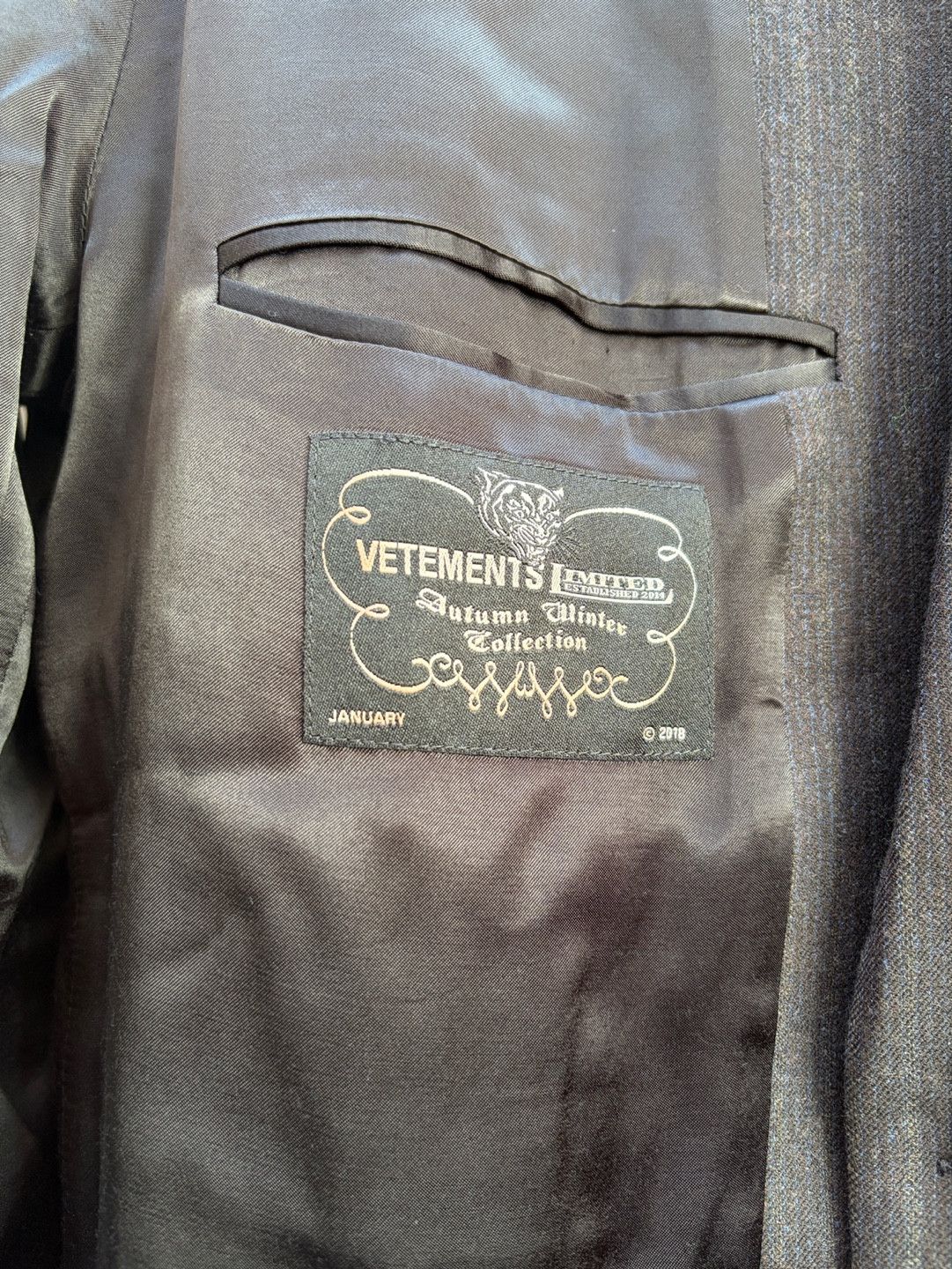 Vetements Vetements 19 Archive Inside Out Blazer Jacket Size US S / EU 44-46 / 1 - 13 Thumbnail