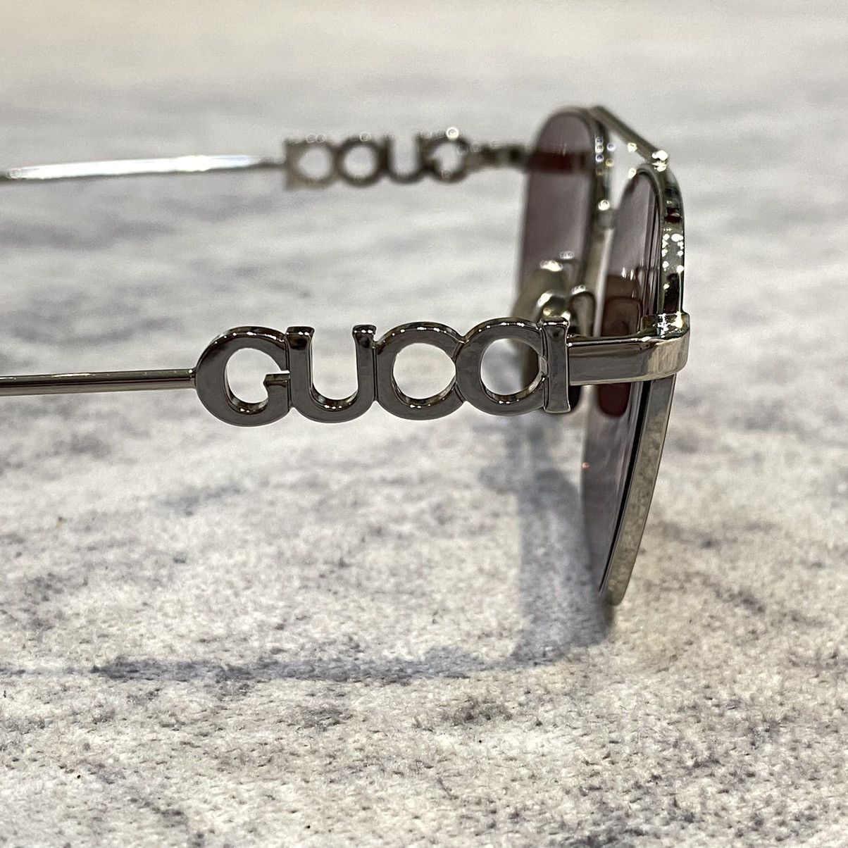 Gucci GUCCI GG1804S 004 SILVER RED Size ONE SIZE - 4 Thumbnail