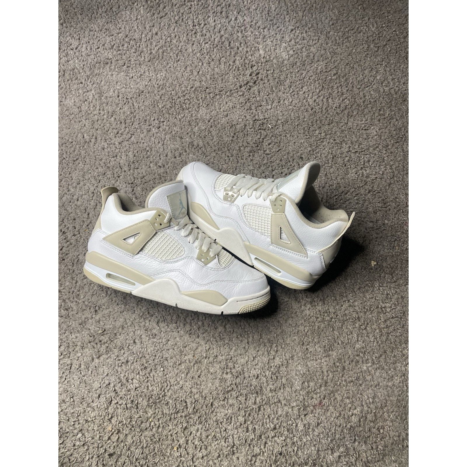 Nike Size 7Y - Nike Air Jordan 4 Sand Linen (2017) GS 487724 118 Size US 7 / EU 40 - 2 Thumbnail
