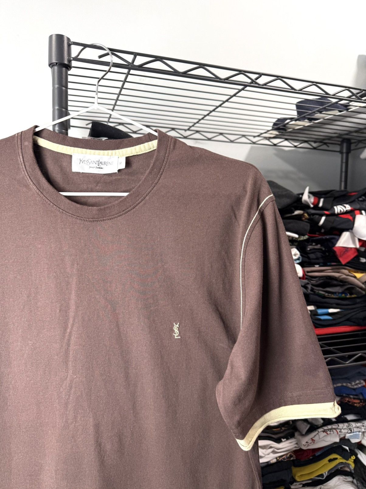 Yves Saint Laurent YSL Yves Saint Laurent Vintage T Shirt Size US M / EU 48-50 / 2 - 2 Thumbnail