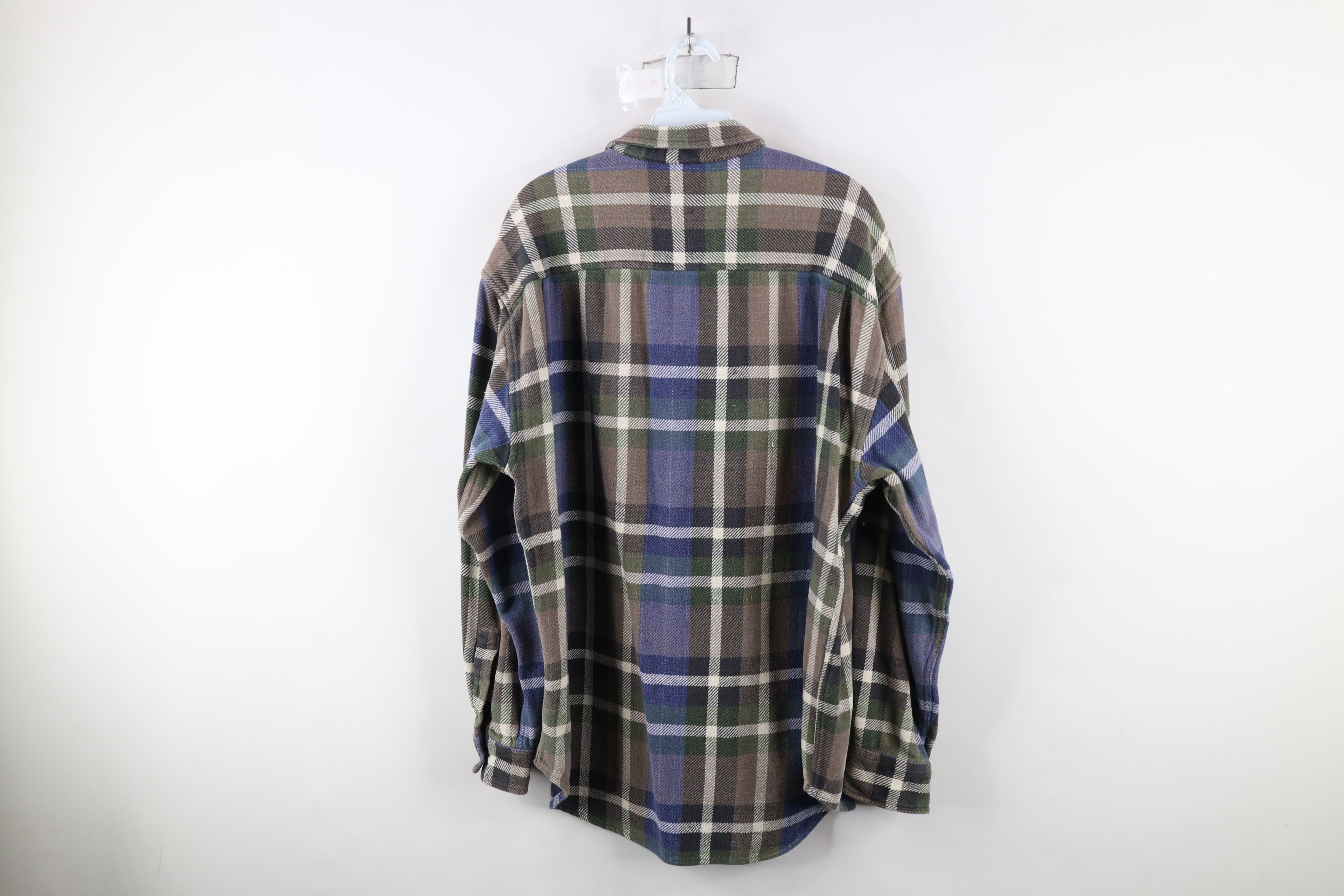 Vintage Vintage 90s Streetwear Heavyweight Collared Button Shirt Size US XL / EU 56 / 4 - 10 Thumbnail