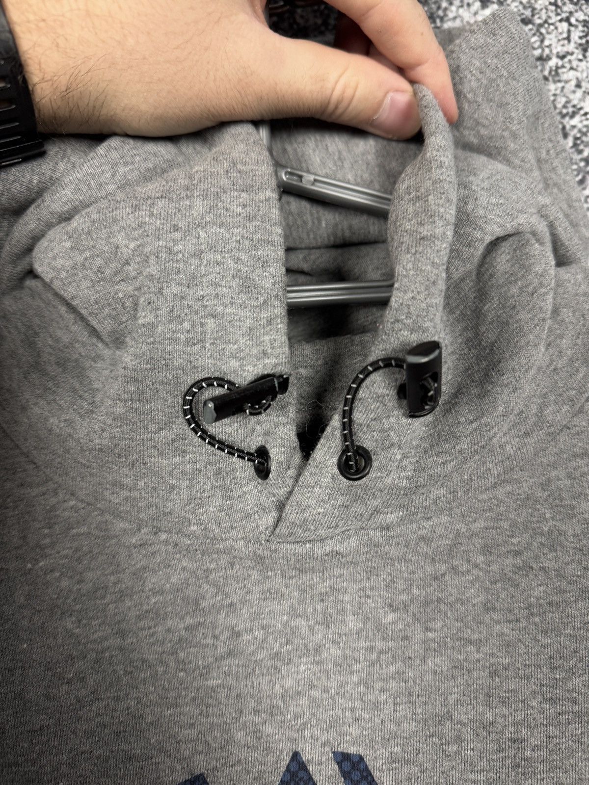 Timberland Men’s Timberland Hoodie Big Logo Grey Pullover Size S Size US S / EU 44-46 / 1 - 7 Thumbnail