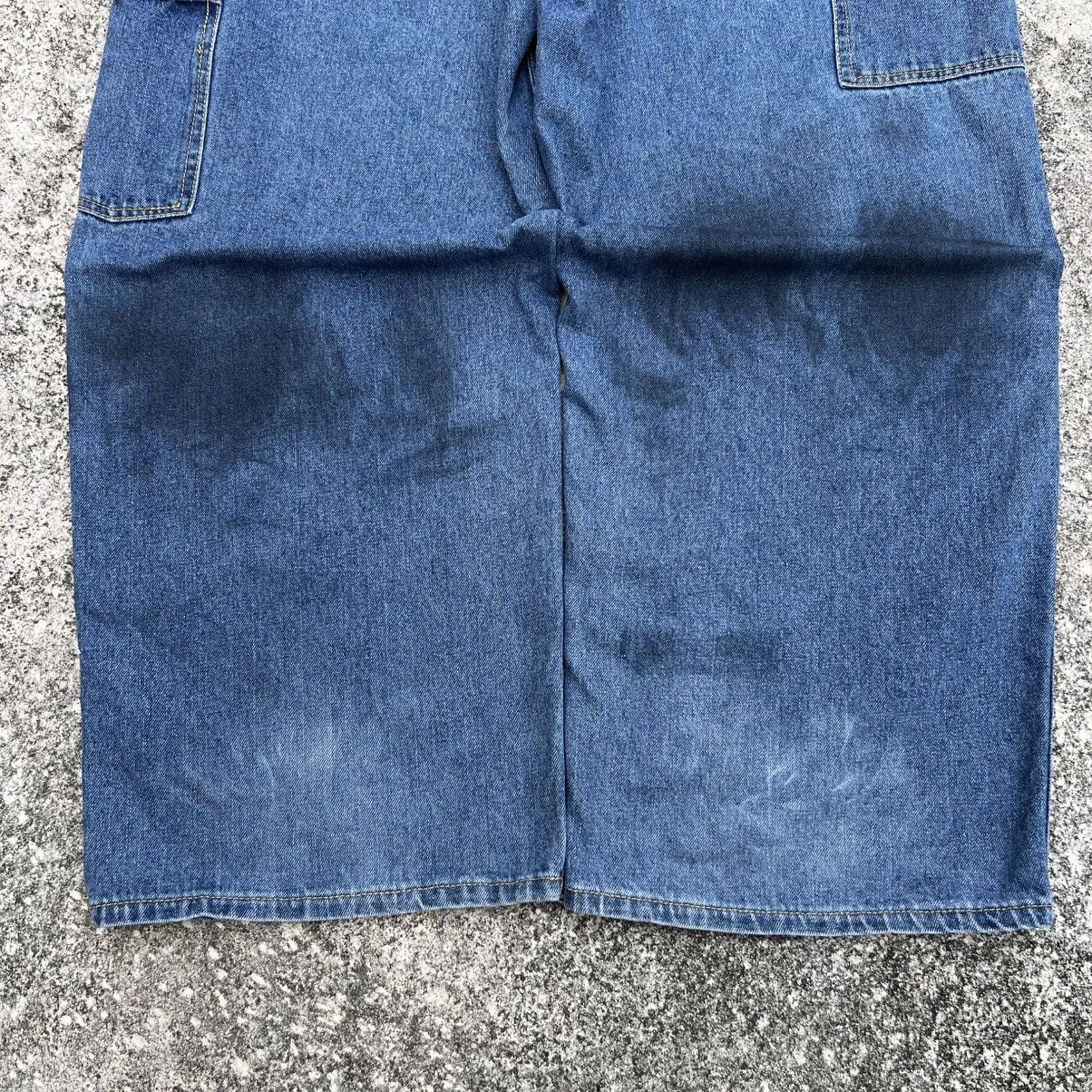 Japanese Brand “y2k style” PAINTED CARPENTER BAGGY JEANS Size US 41 - 13 Thumbnail