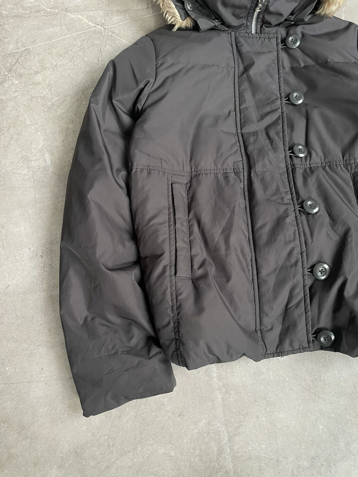 14th Addiction If six was nine fur hood bomber puff jacket y2k Size US M / EU 48-50 / 2 - 2 Thumbnail