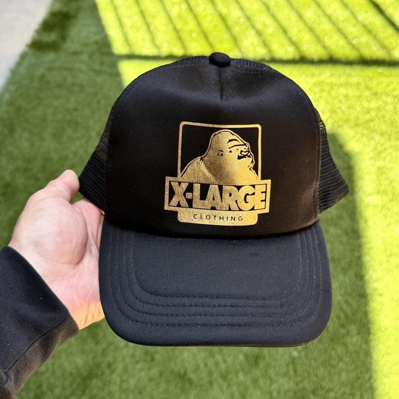 Xlarge Black & gold XLarge trucker hat Size ONE SIZE - 1 Thumbnail