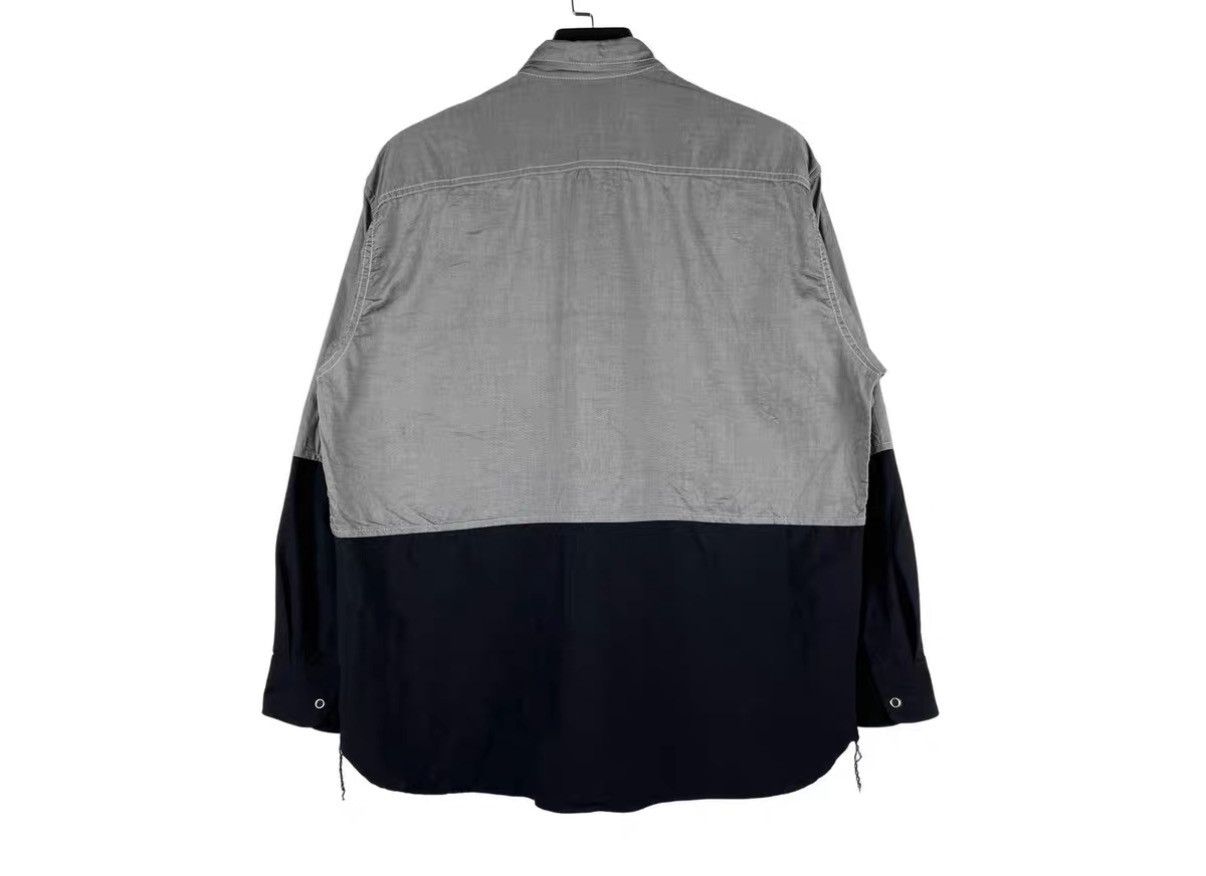 Comme des Garcons Homme COMME des GARÇONS HOMME CdG Color Block Zip Pocket Shirt J31 Size US M / EU 48-50 / 2 - 2 Thumbnail