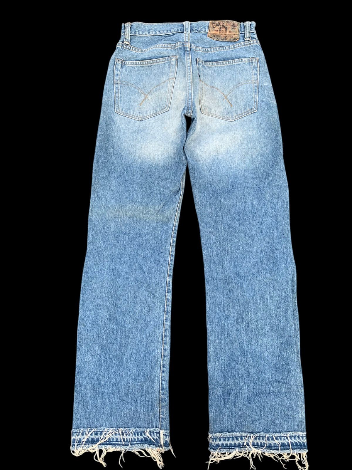 Kapital VINTAGE BLUE BLUE JAPAN INDIGO SELVEDGE DISTRESSED DENIM Size US 28 / EU 44 - 2 Thumbnail