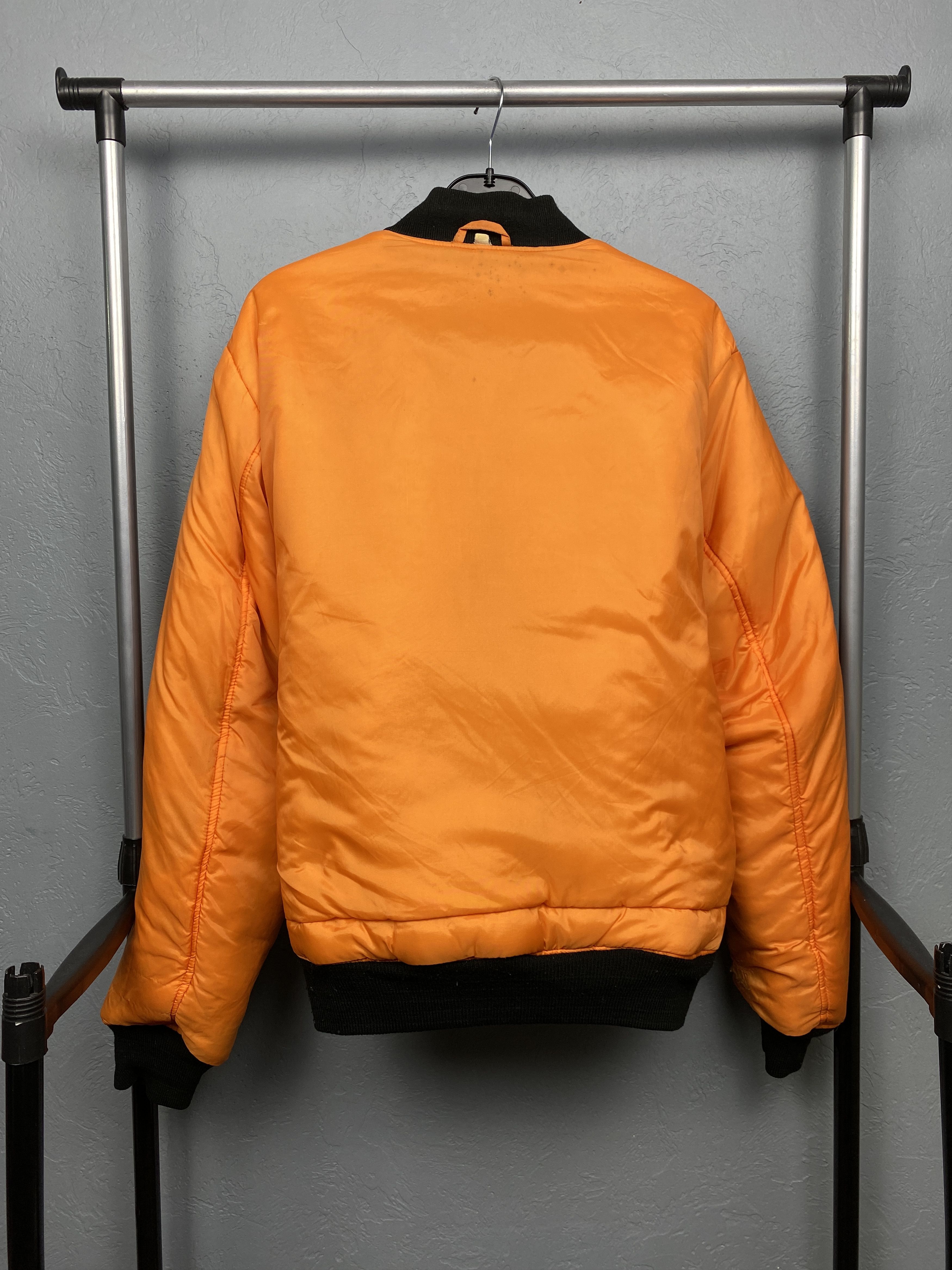 Vintage SECURITY MA1 Pilot Air Force Nylon Bomber Jacket Vintage Size US XL / EU 56 / 4 - 14 Thumbnail