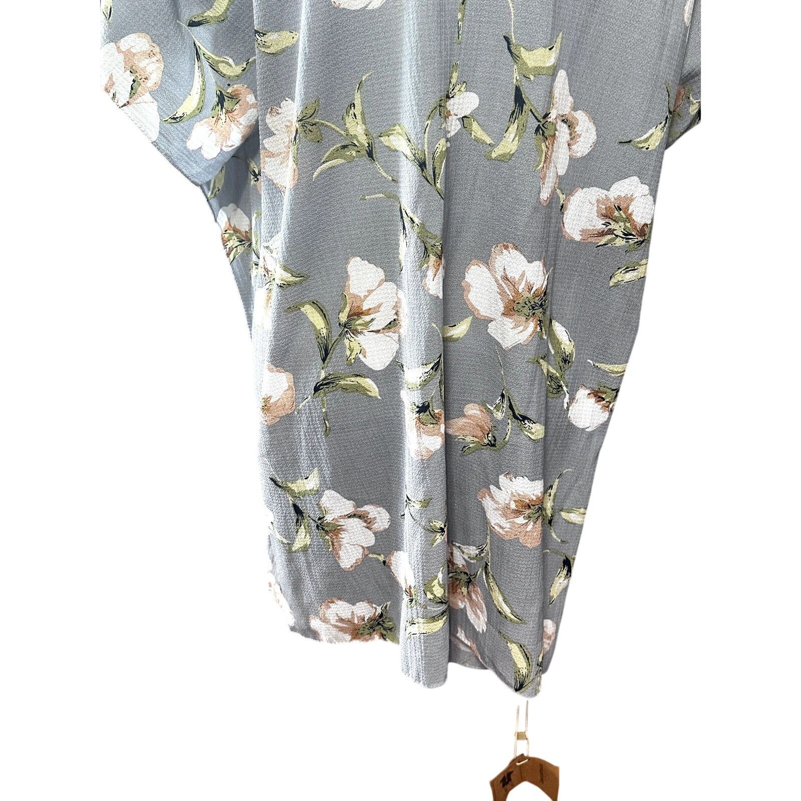 Other Justin & Taylor Cardigan 3 Ways Wrap Floral Short Sleeve OS Size L / US 10 / IT 46 - 6 Thumbnail