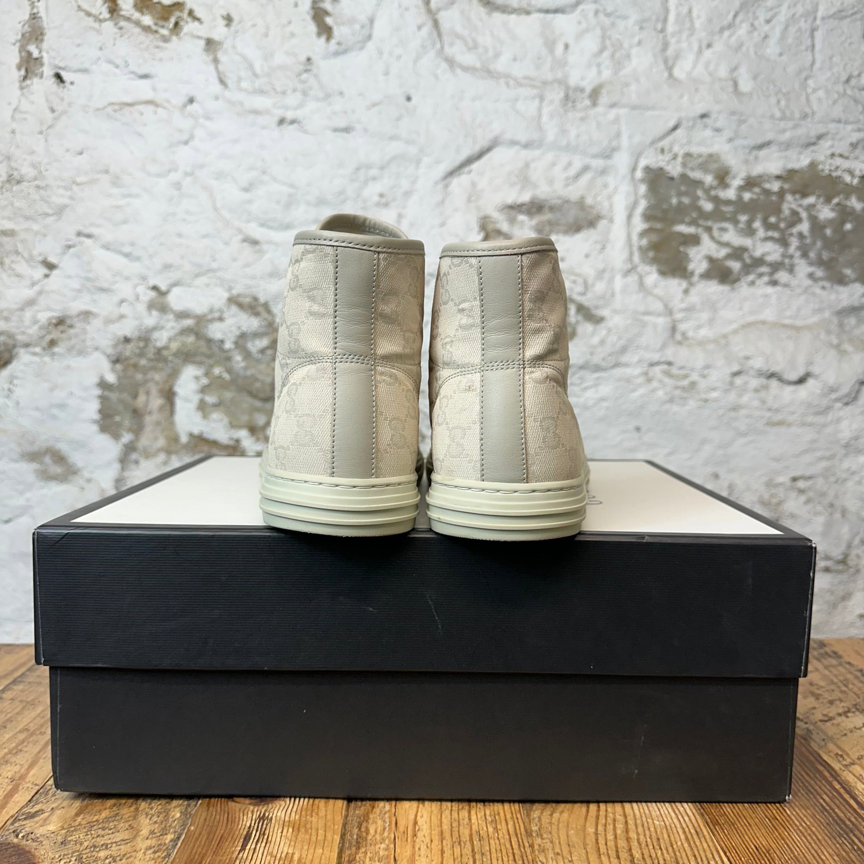 Gucci Gucci High Beige GG Monogram Sneaker Sz 8.5 Size US 8.5 / EU 41-42 - 6 Thumbnail