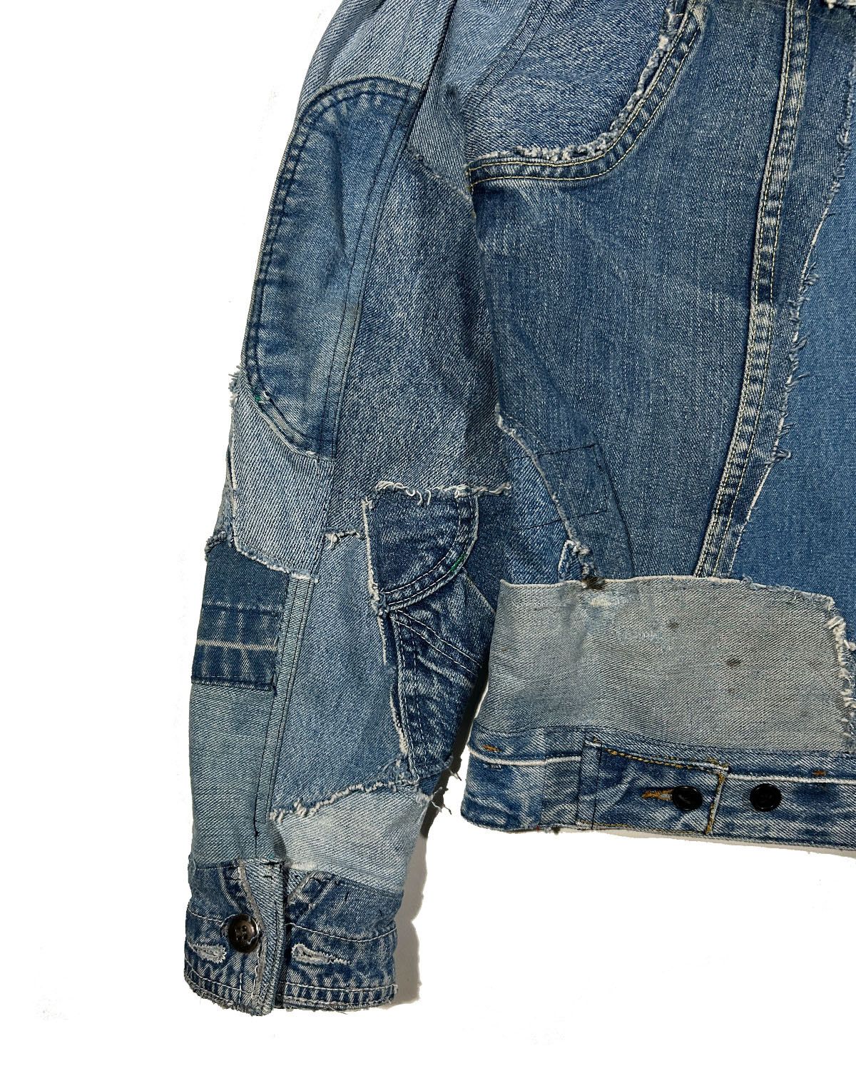 Greg Lauren GREG LAUREN RECONSTRUCTED DENIM JACKET Size US L / EU 52-54 / 3 - 7 Thumbnail
