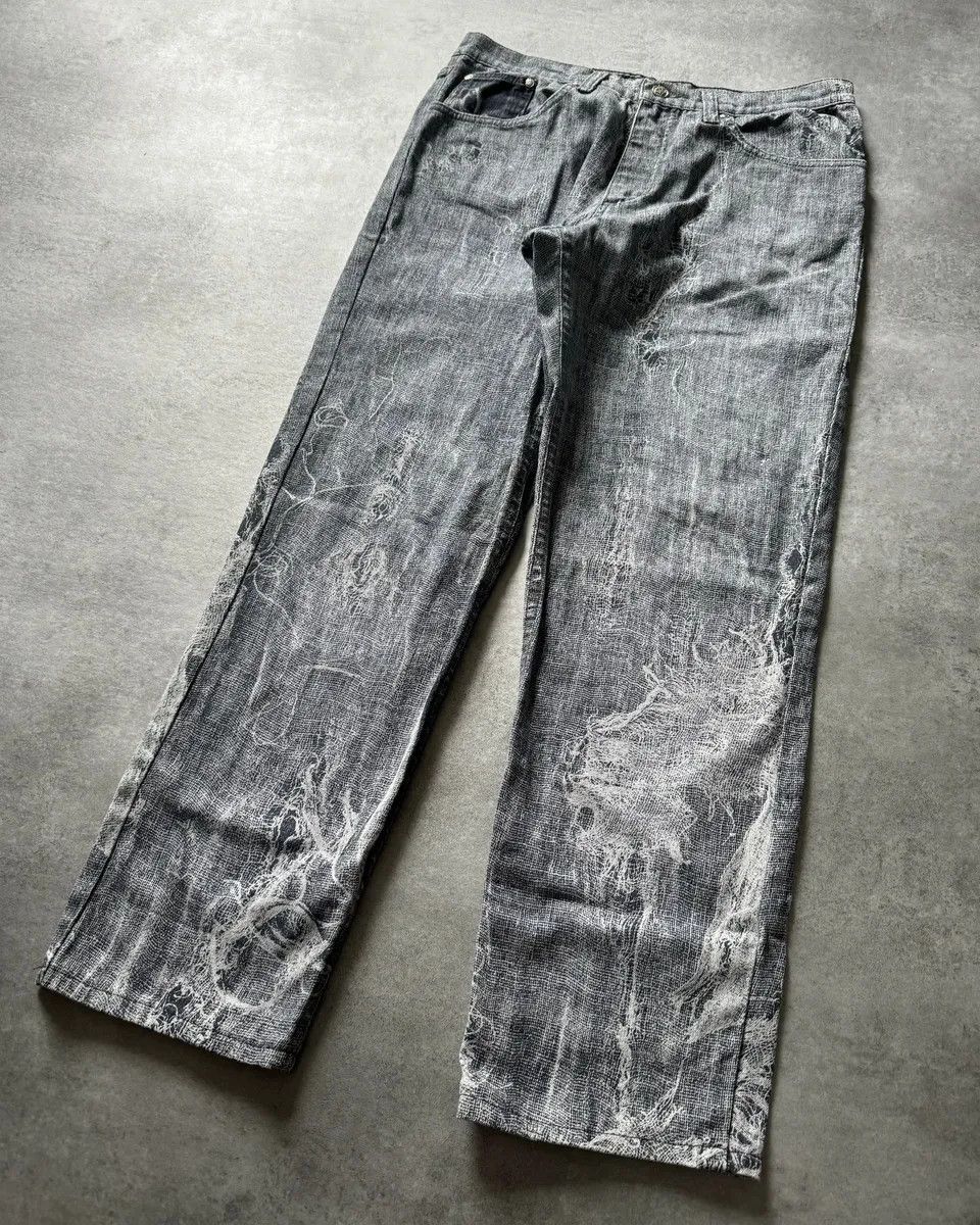 Roberto Cavalli × Vintage AW1998 Roberto Cavalli Epic Signature Mystic Pants Size 28" / US 6 / IT 42 - 2 Thumbnail