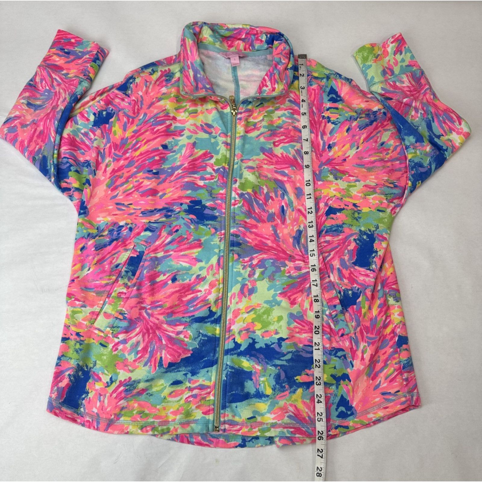 Lilly Pulitzer Lilly Pulitzer Dee Dee Swing Jacket 24199 Palm Beach Small Size S / US 4 / IT 40 - 3 Thumbnail