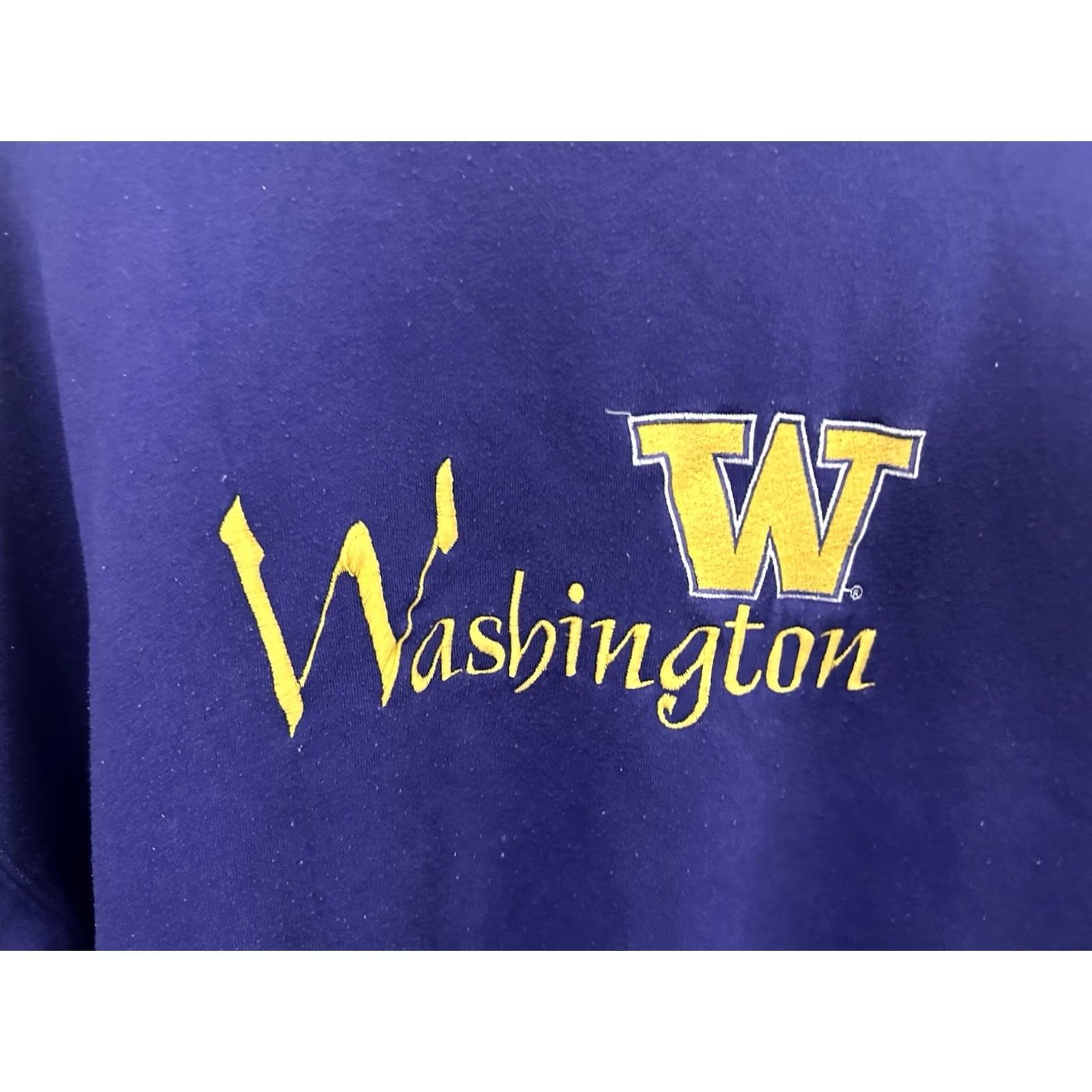 Vintage VTG University of Washington Huskies Ringer Crewneck Sweatshirt XL Purple Mens The Game Shirt Hoodie Pullover Crewneck 90s Size US XL / EU 56 / 4 - 5 Thumbnail