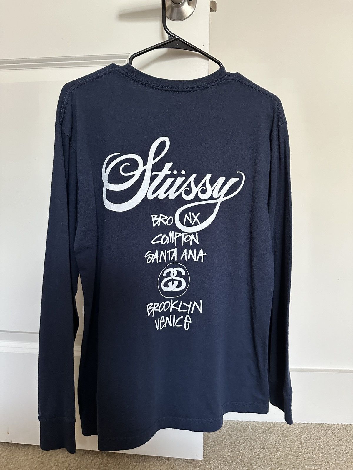 ★関税込★Stussy★Stussy World Tour T-Shirt★Navy World Tour Tee in navy – Stüssy