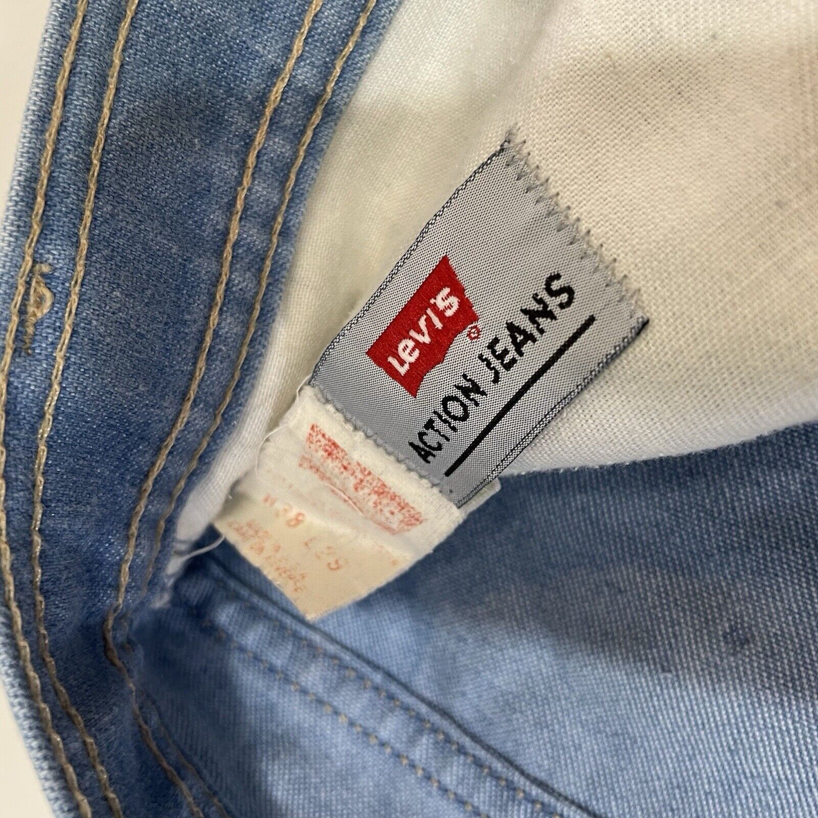 Levi's VTG Levi’s Action Jeans USA Regular Fit Denim Pants 38x29 Size US 38 / EU 54 - 7 Thumbnail