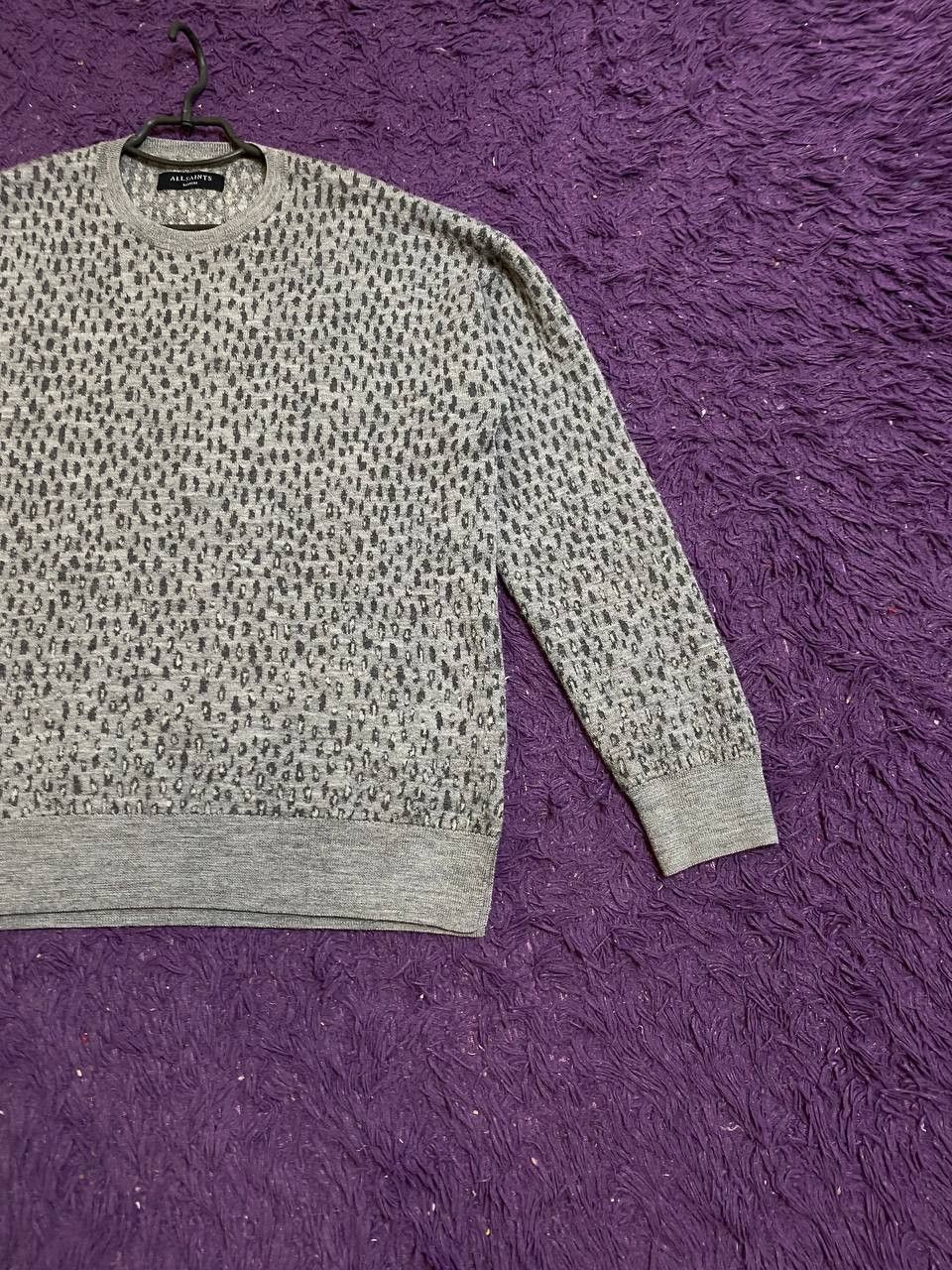 Allsaints Y2K Vintage print Sweaters gray Allsaints streetwear size M Size US M / EU 48-50 / 2 - 7 Thumbnail