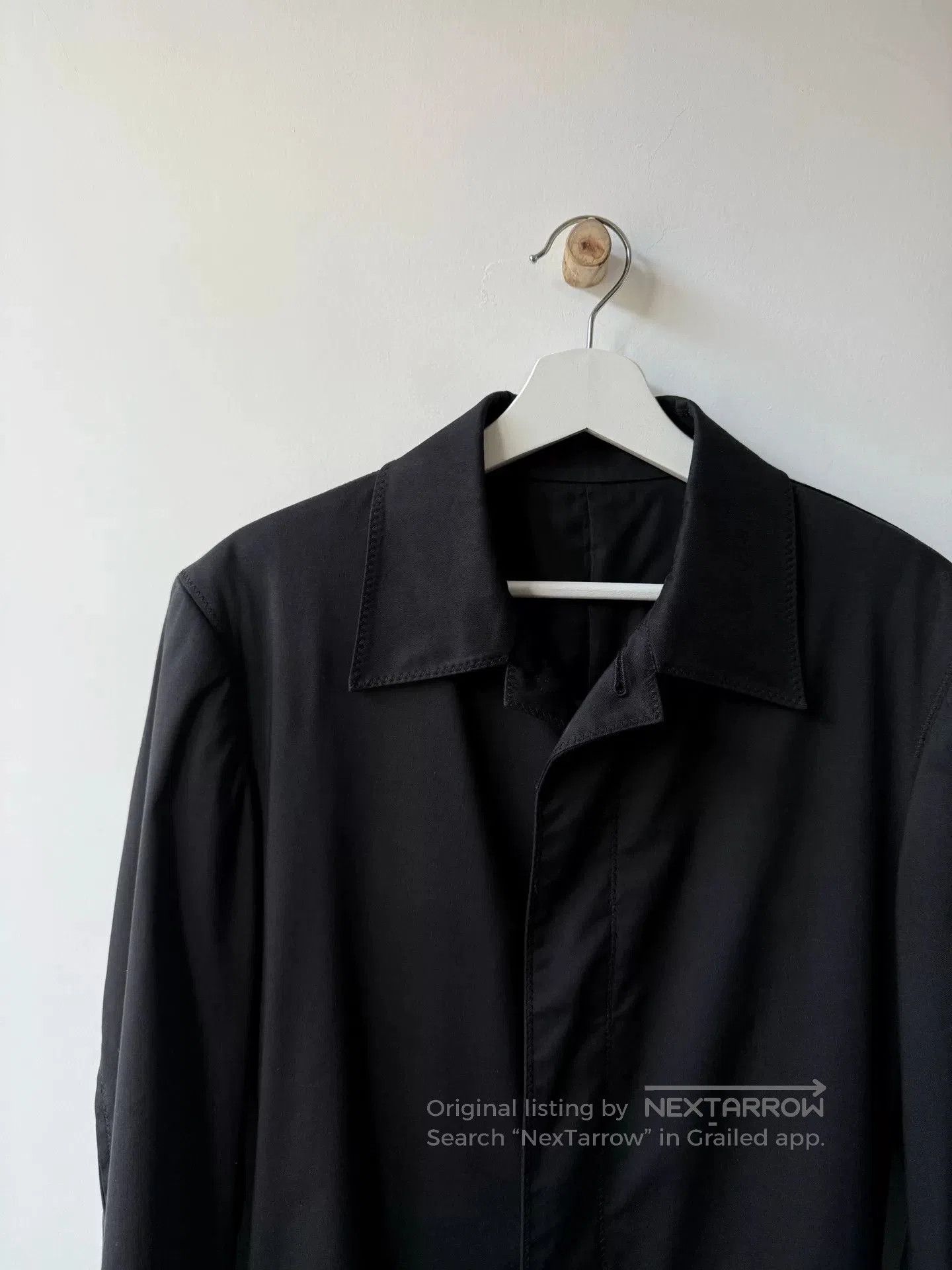 Jean Paul Gaultier Jean Paul Gaultier Black Trench Coat. Size US L / EU 52-54 / 3 - 3 Thumbnail