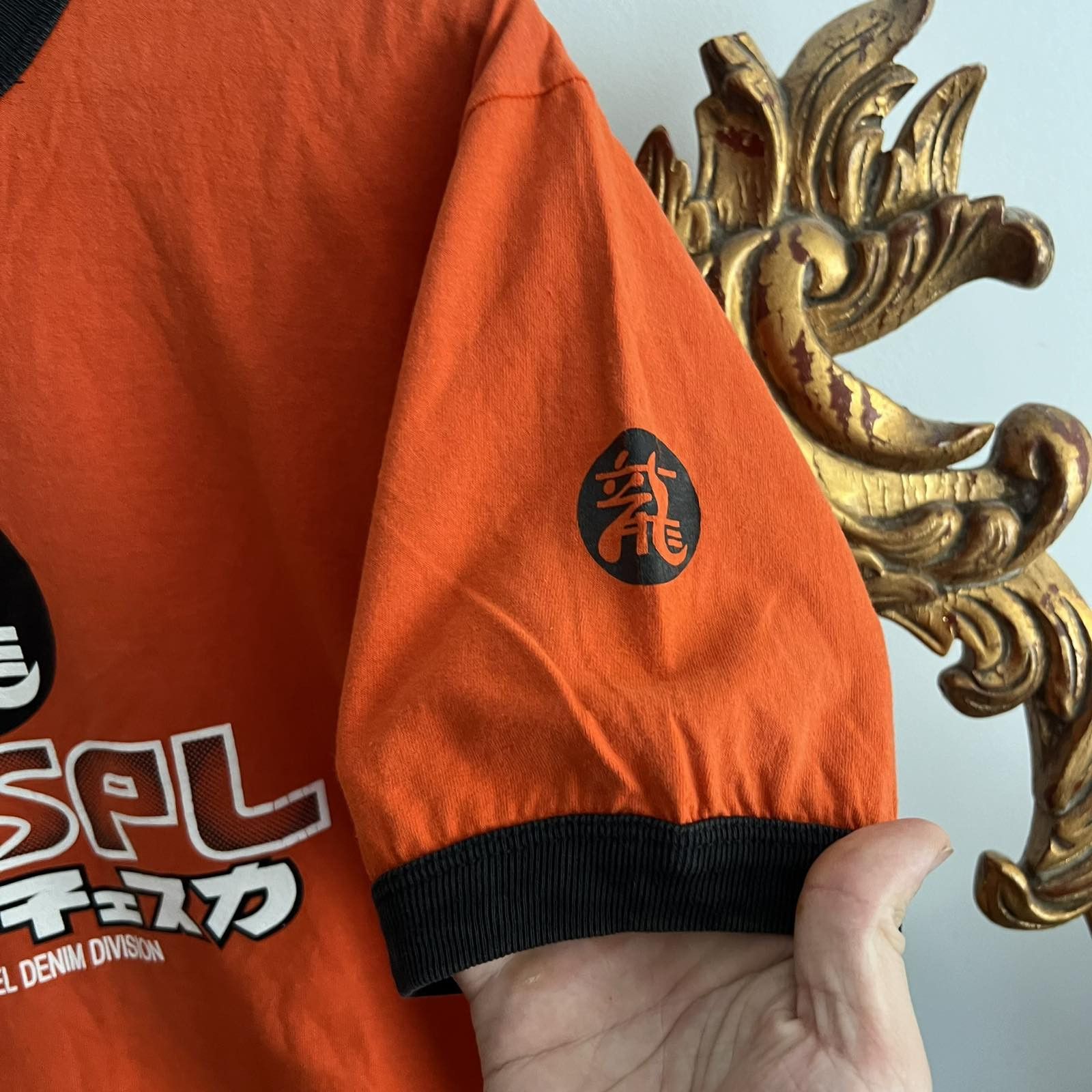 Diesel Vintage Diesel Japan Orange t-shirt Sz XL Size US XL / EU 56 / 4 - 5 Thumbnail