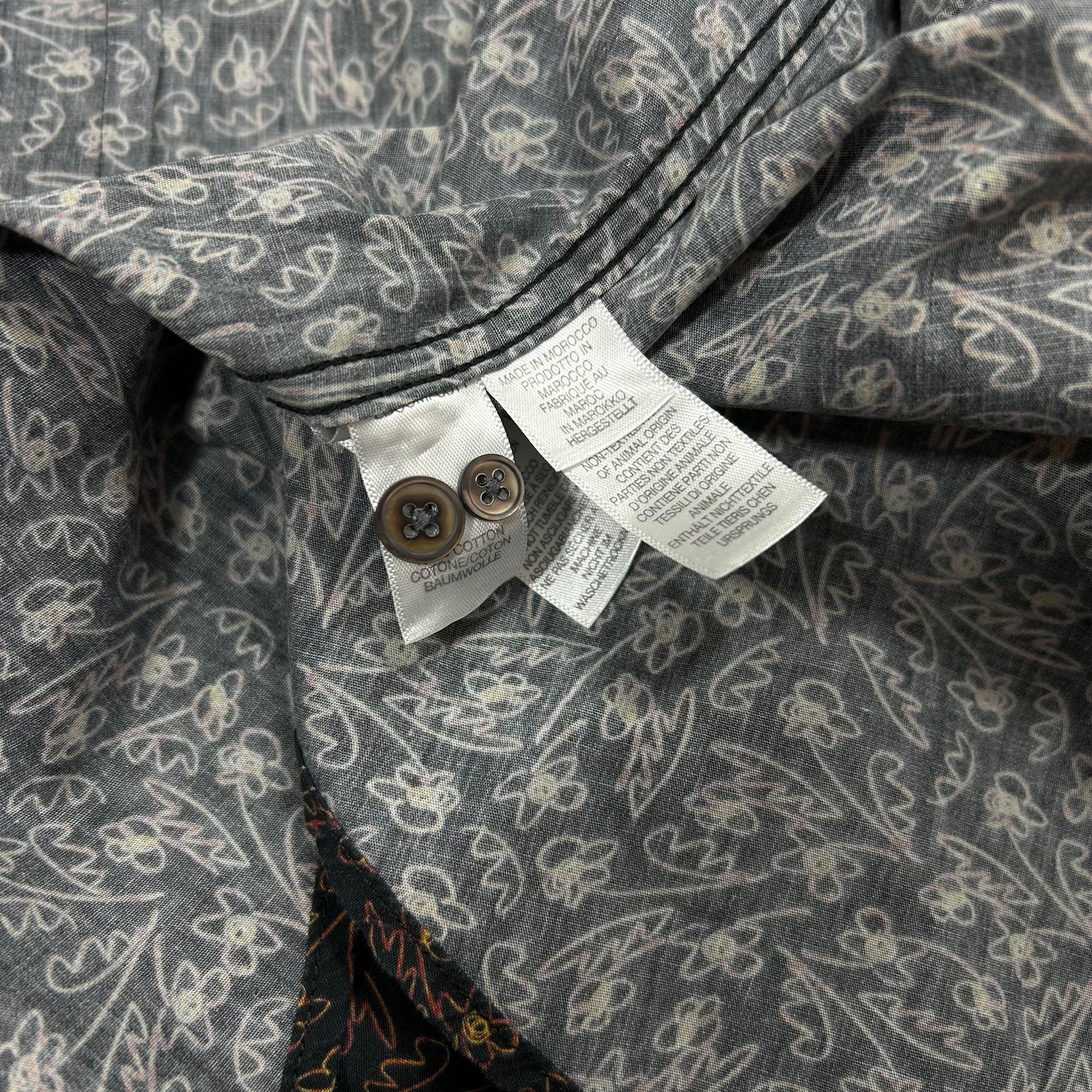 Paul Smith PS Paul Smith Black Gold Flowers Slim Fit Shirt Pattern M Size US M / EU 48-50 / 2 - 6 Thumbnail