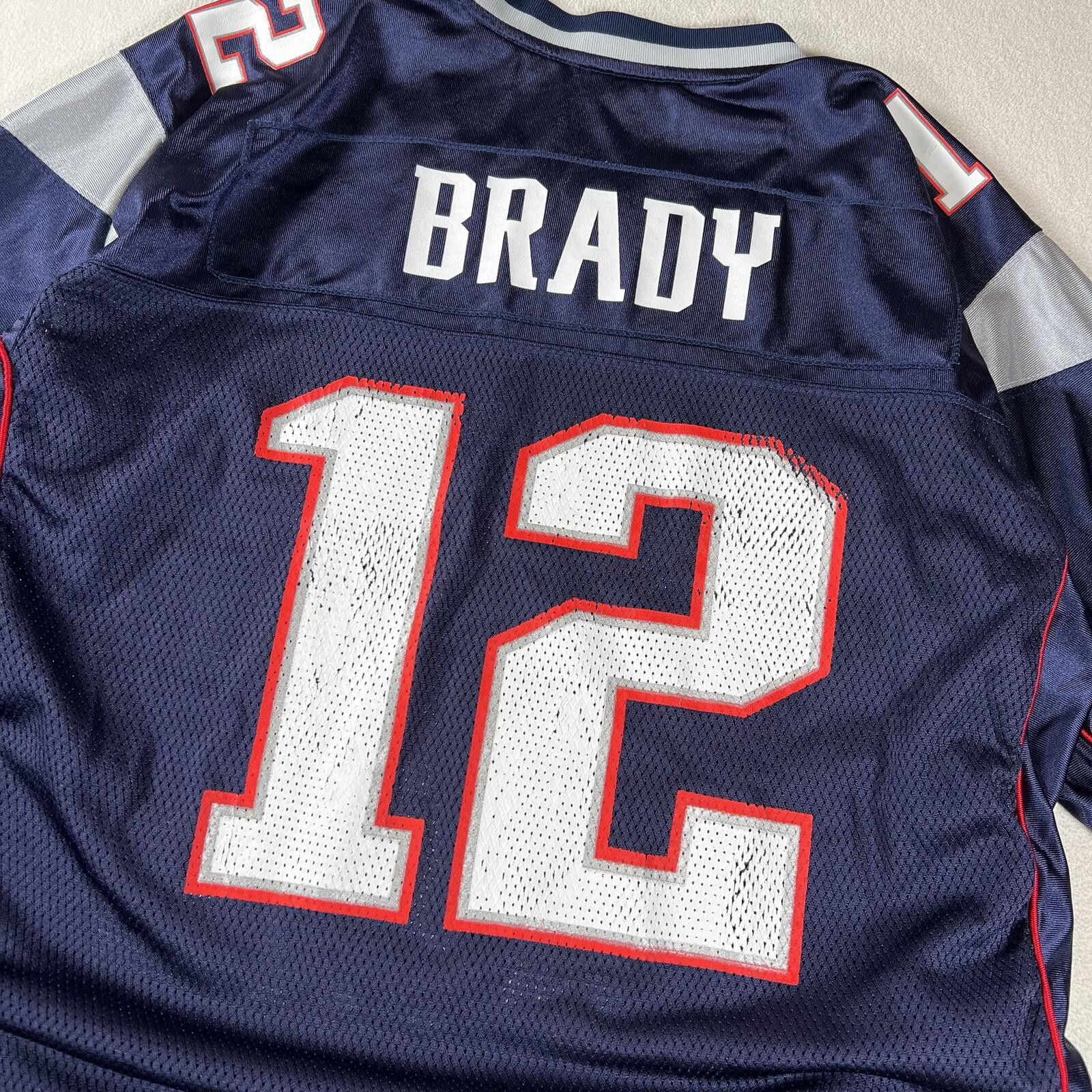 Reebok Vintage New England Patriots Tom Brady Reebok NFL Jersey Size US XL / EU 56 / 4 - 3 Thumbnail