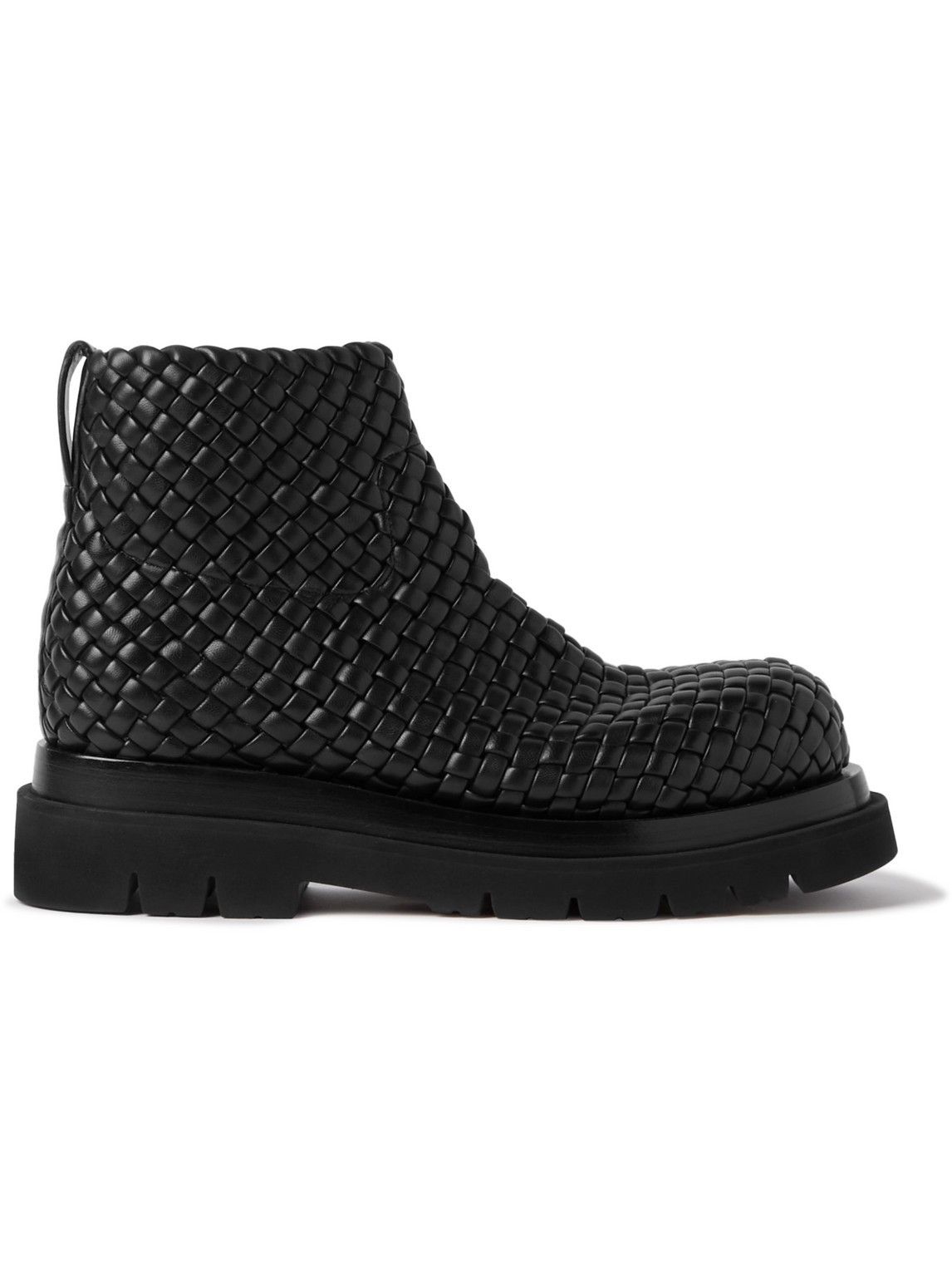Bottega Veneta 🔥$6.7K VALUE🔥BOTTEGA VENETA INTERCCIATO LUG LEATHER BOOTS Size US 11 / EU 44 - 1 Thumbnail