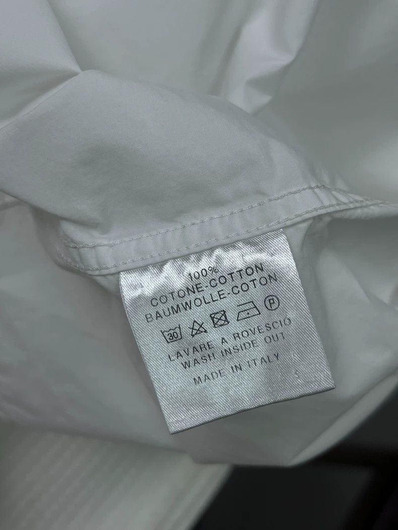 Raf Simons Raf simons White embroidered short-sleeved shirt Size US M / EU 48-50 / 2 - 7 Thumbnail