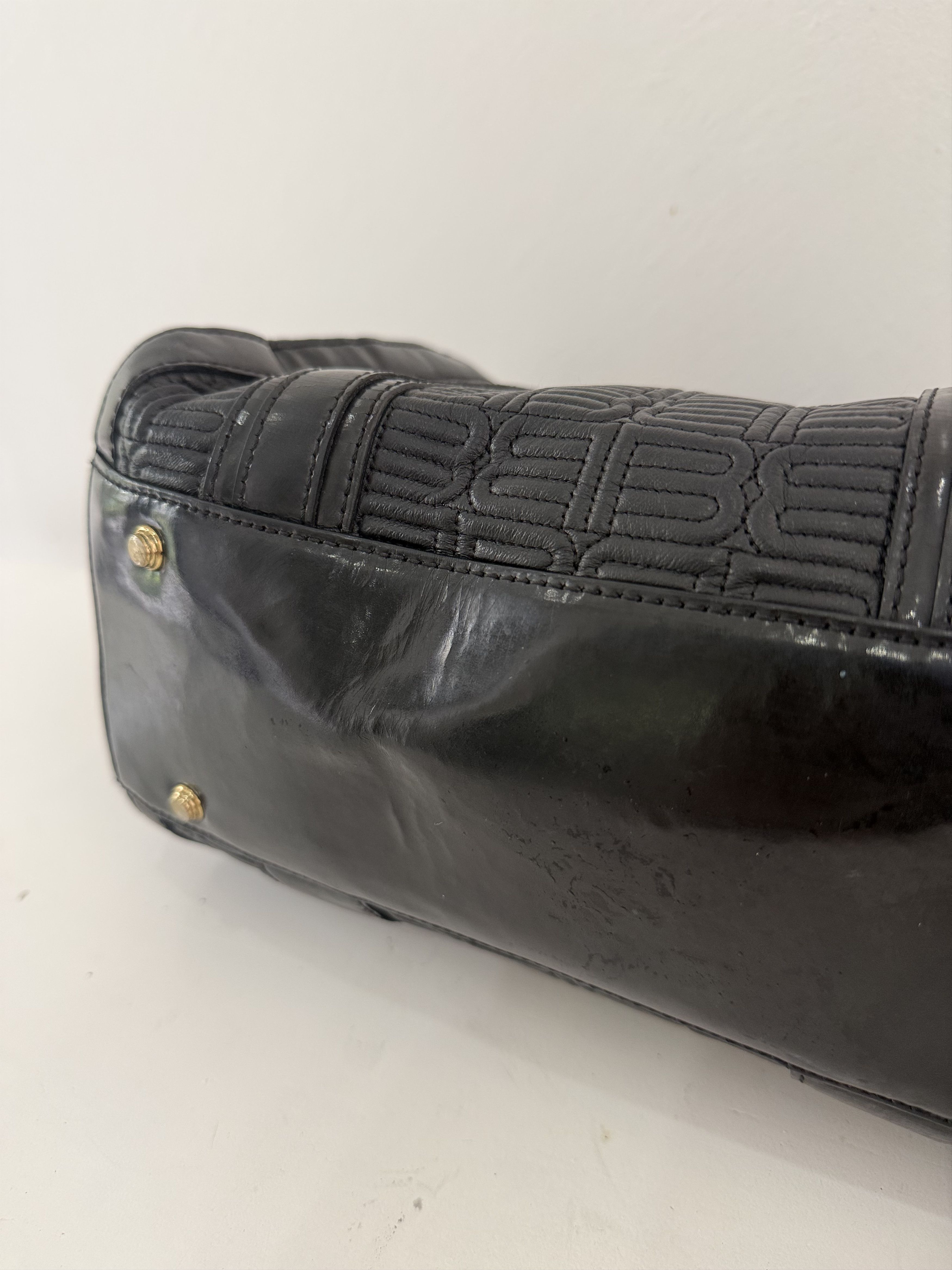 Balenciaga Balenciaga - Vintage Mini Leather Quilted Boston Bag Size ONE SIZE - 13 Thumbnail