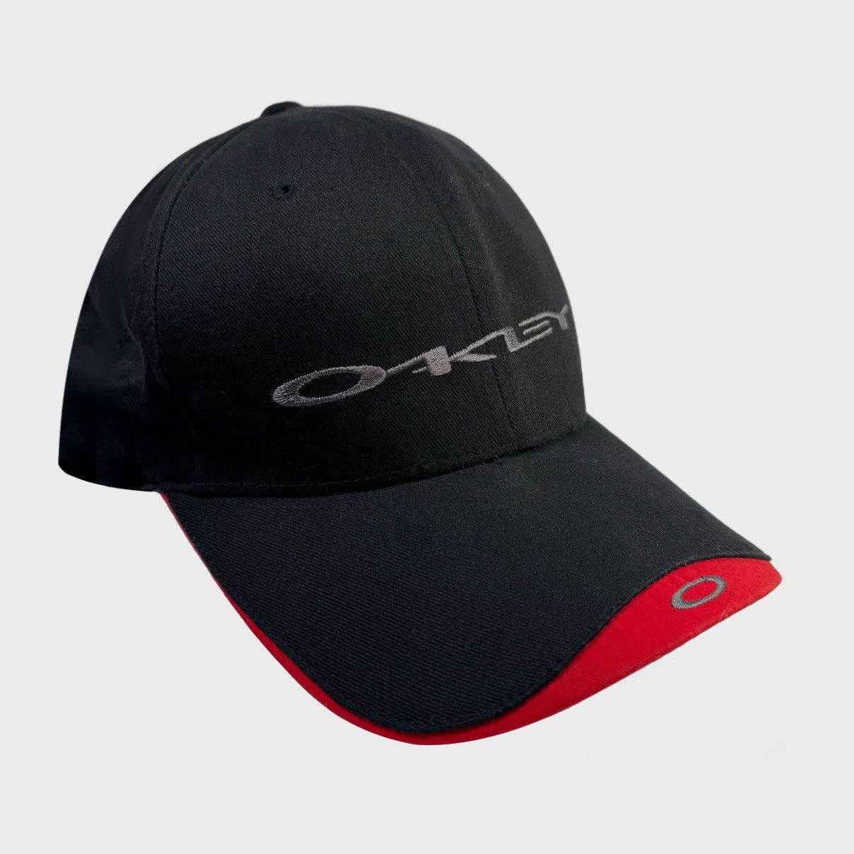 Oakley × Vintage RARE 2000's vintage Oakley black & red coton cap Size ONE SIZE - 2 Thumbnail