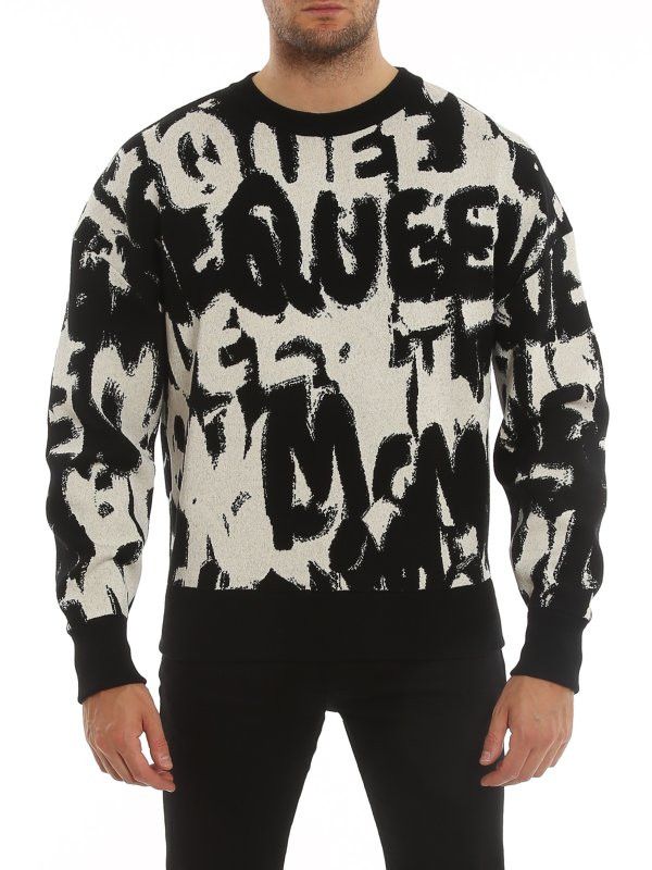 Alexander McQueen o1y1024 Sweater In Black Size US M / EU 48-50 / 2 - 3 Thumbnail