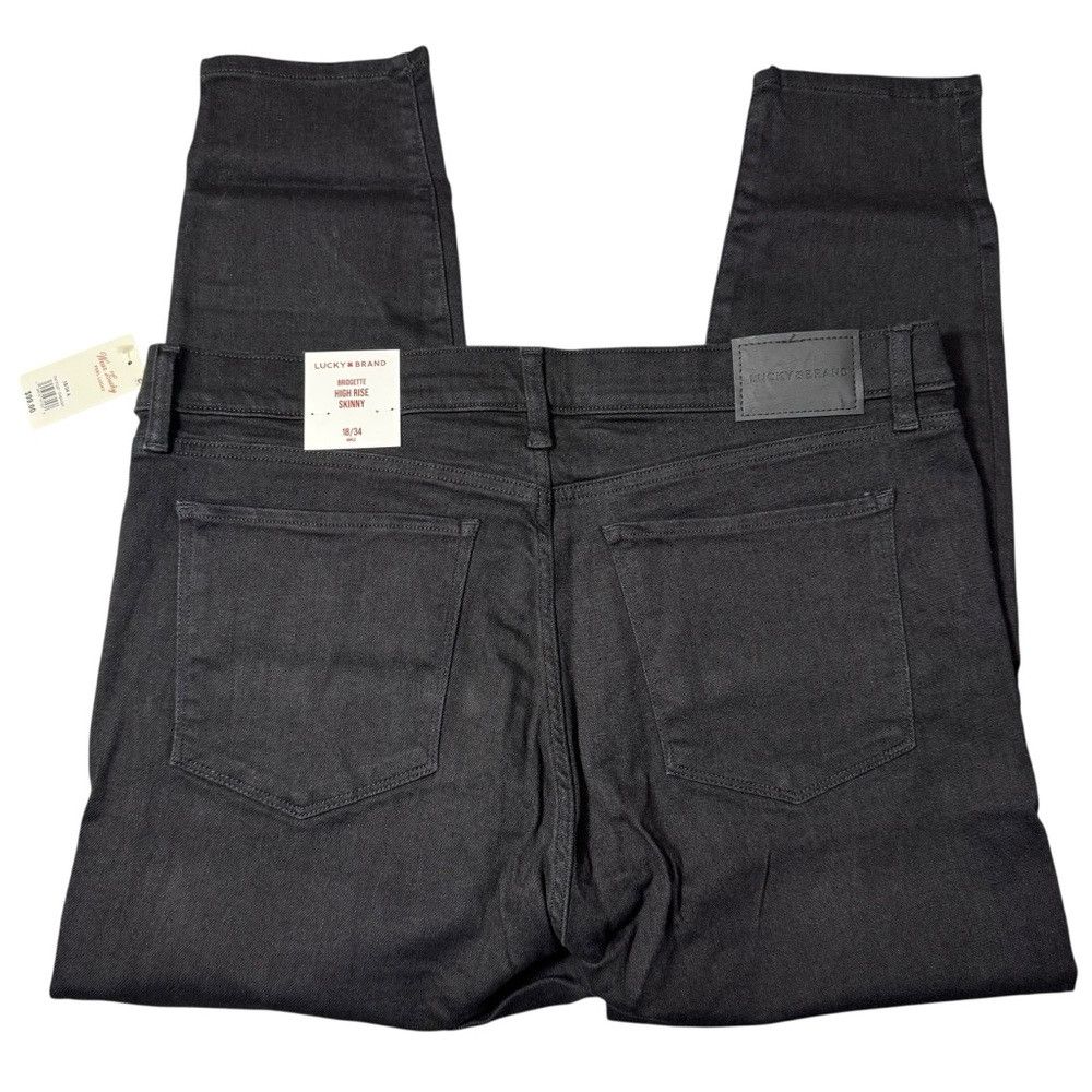 Lucky Brand NWT New $99 Lucky Brand High Rise Bridgette Skinny Jeans In Size 34" / US 12 / IT 48 - 4 Thumbnail