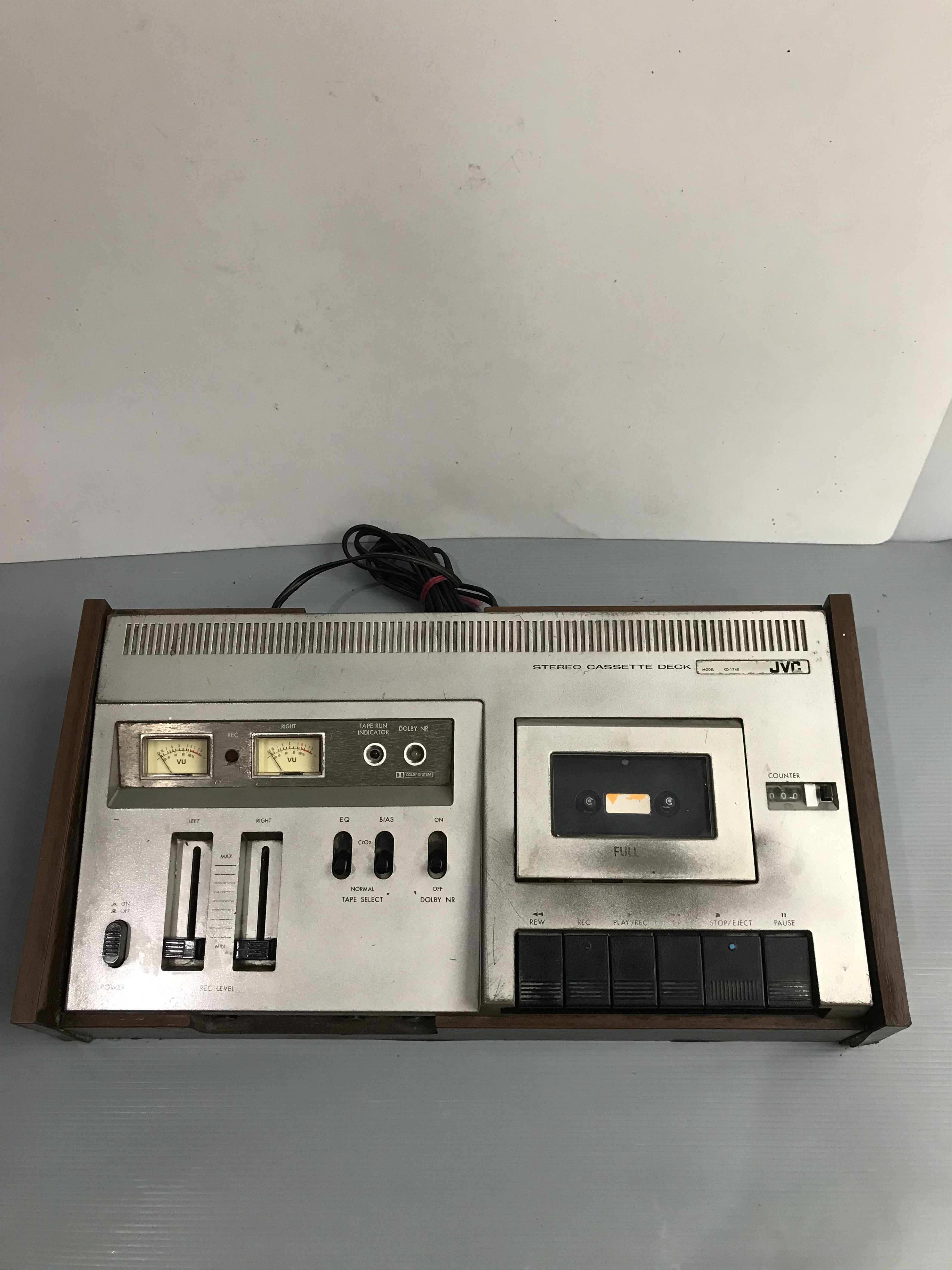 Electric Cottage Vintage JVC CD-1740B Cassette Tape Deck 1974 made in japan Size ONE SIZE - 1 Thumbnail