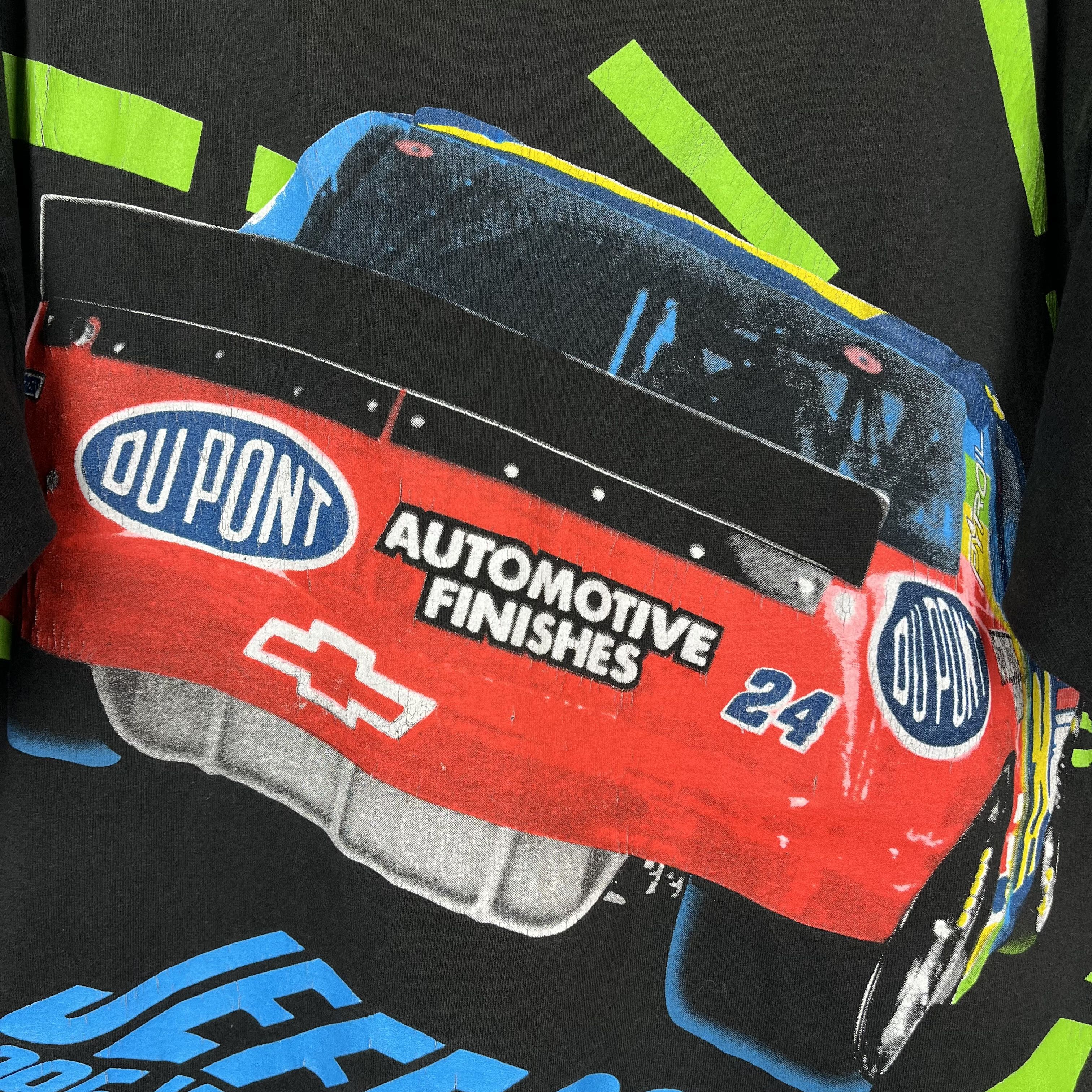 NASCAR Vintage NASCAR Jeff Gordon DuPont Racing T Shirt 1995 Size US L / EU 52-54 / 3 - 17 Thumbnail