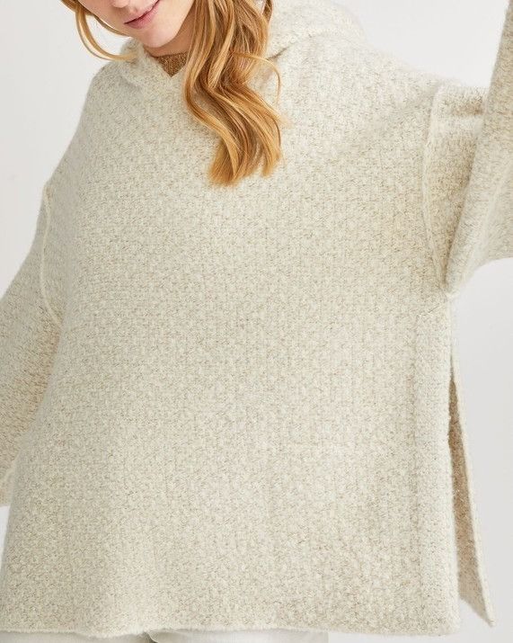 Loro Piana o1srvl11e0824 Size: OS / Poncho Hooded Cape in Off White Size ONE SIZE - 2 Thumbnail