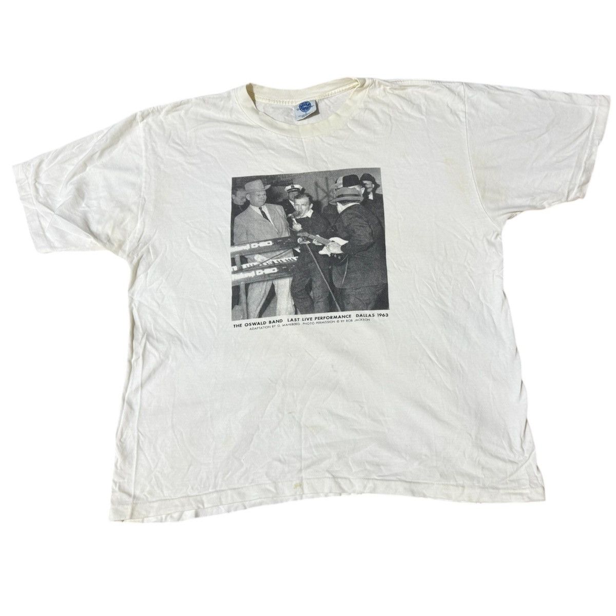 Band Tees × Vintage Vintage 90s The Oswald Band Last GigT Shirt Size US XL / EU 56 / 4 - 1 Thumbnail