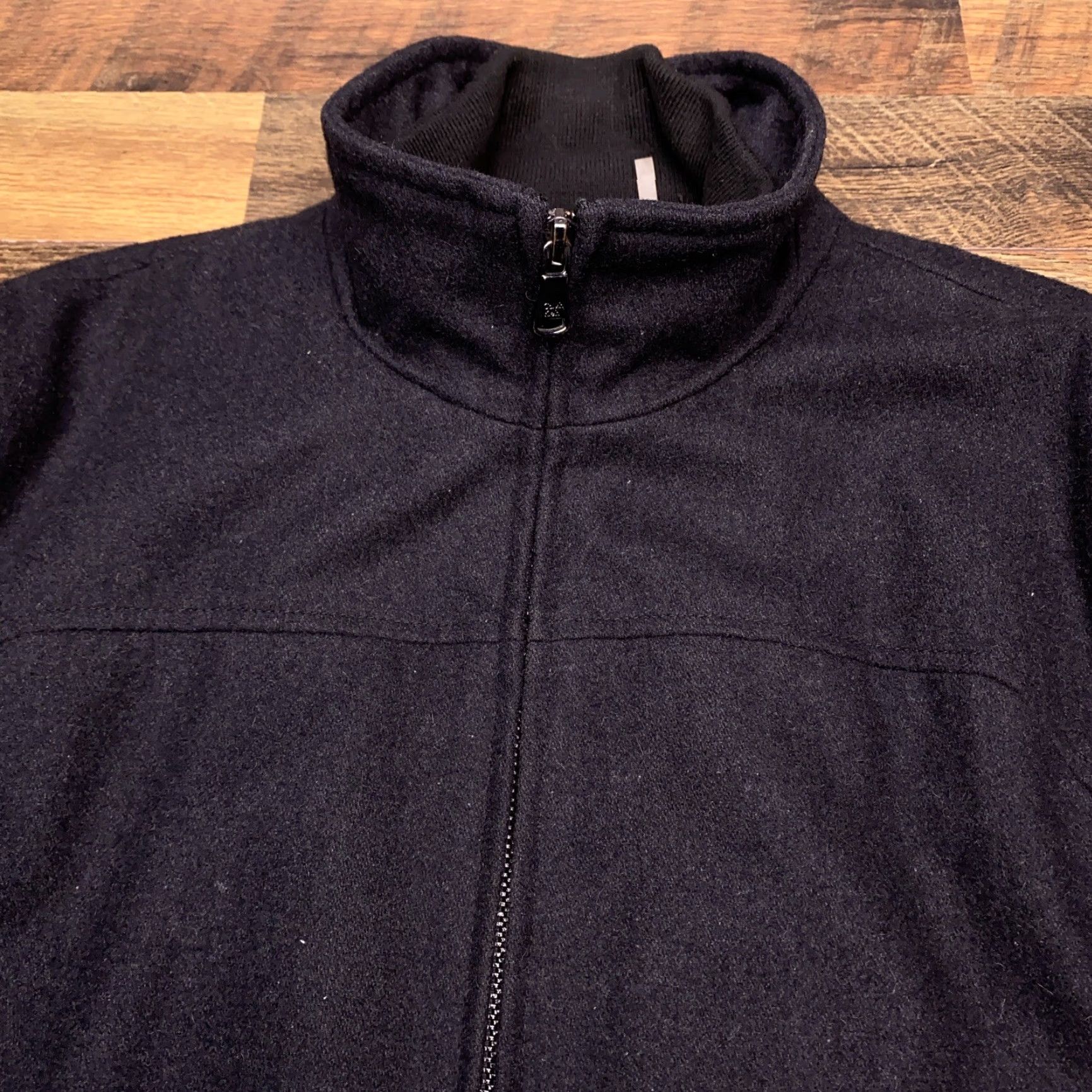 Calvin Klein Calvin Klein Jacket Adult Medium Gray Quilted Lined Wool Blend Full Zip Mens Size US M / EU 48-50 / 2 - 4 Thumbnail
