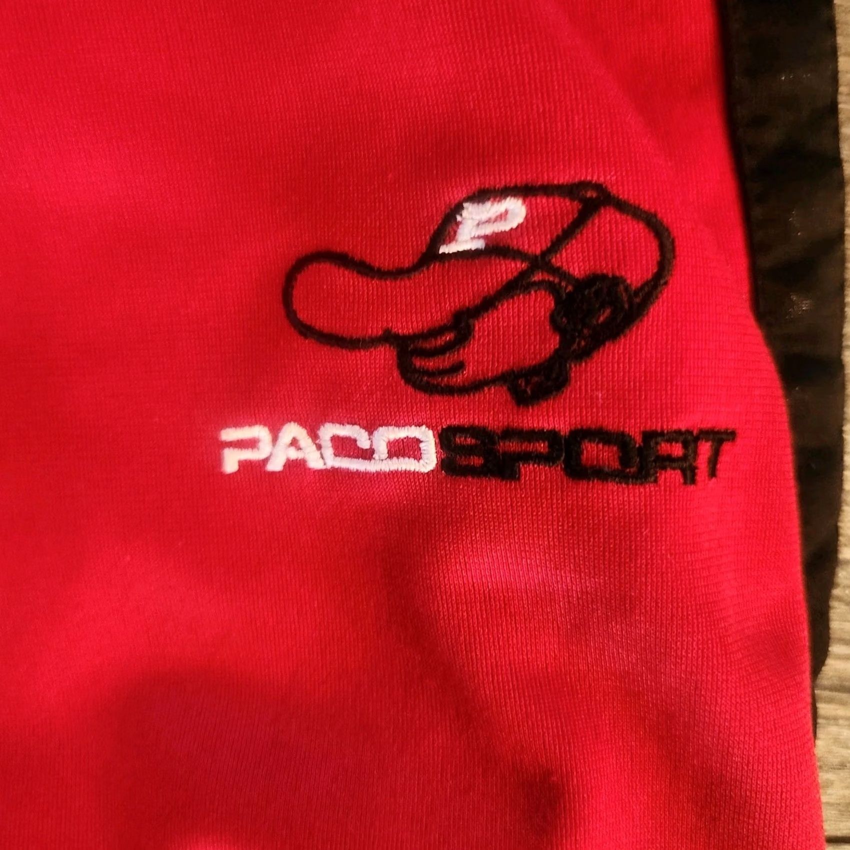 Vintage VINTAGE Paco Sport Athletic Pants Mens M Red Logo Hip Hop Streetwear Pants Men Red Logo Hip Hop Streetwear Size US 31 - 4 Thumbnail