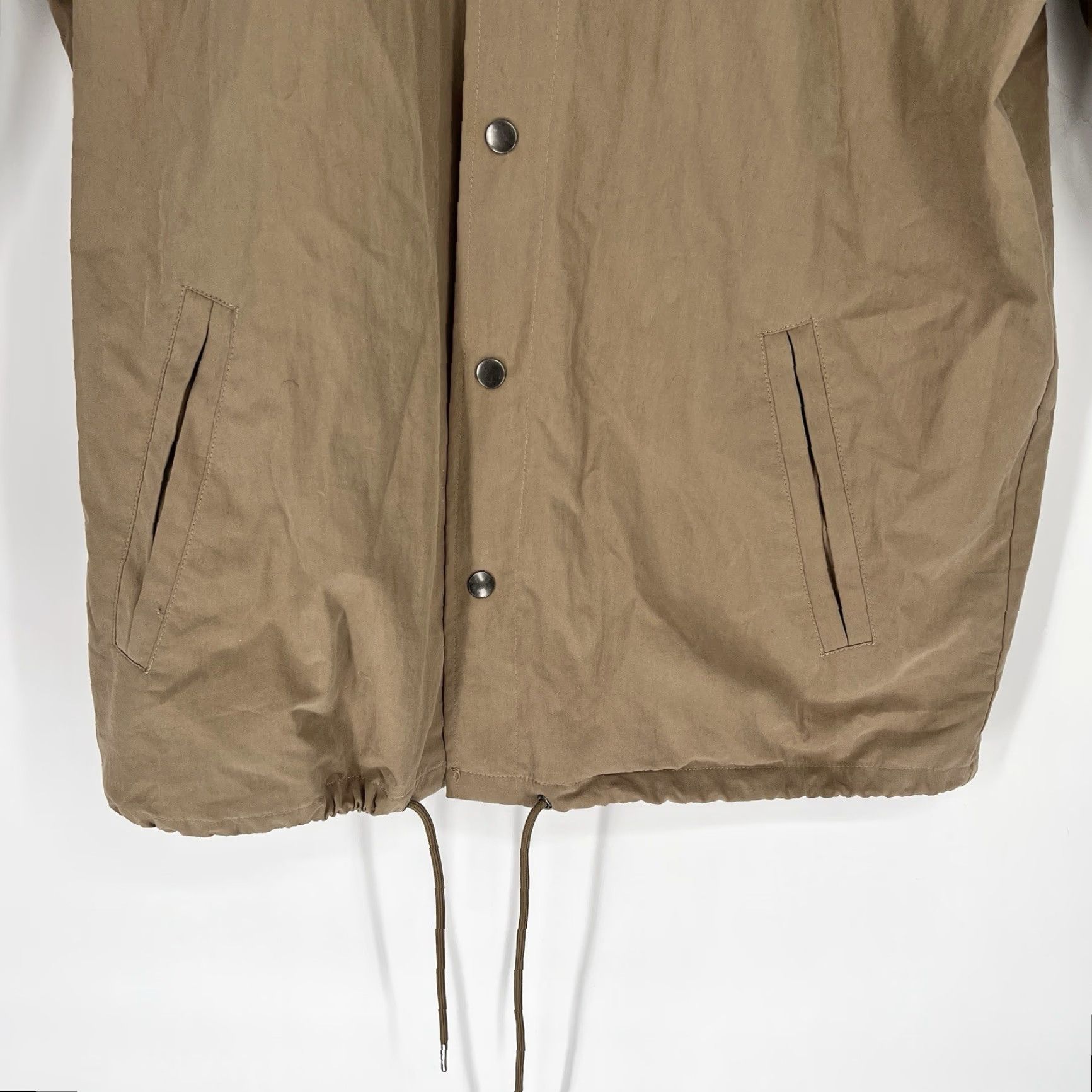 Vintage Marvel Loki Variant Jacket Costume Agent Jacket Mens M Beige Cotton Mid-Length Button Casual/ cosplay, Movie, Halloween, Outdoor 90s? Size US M / EU 48-50 / 2 - 6 Thumbnail