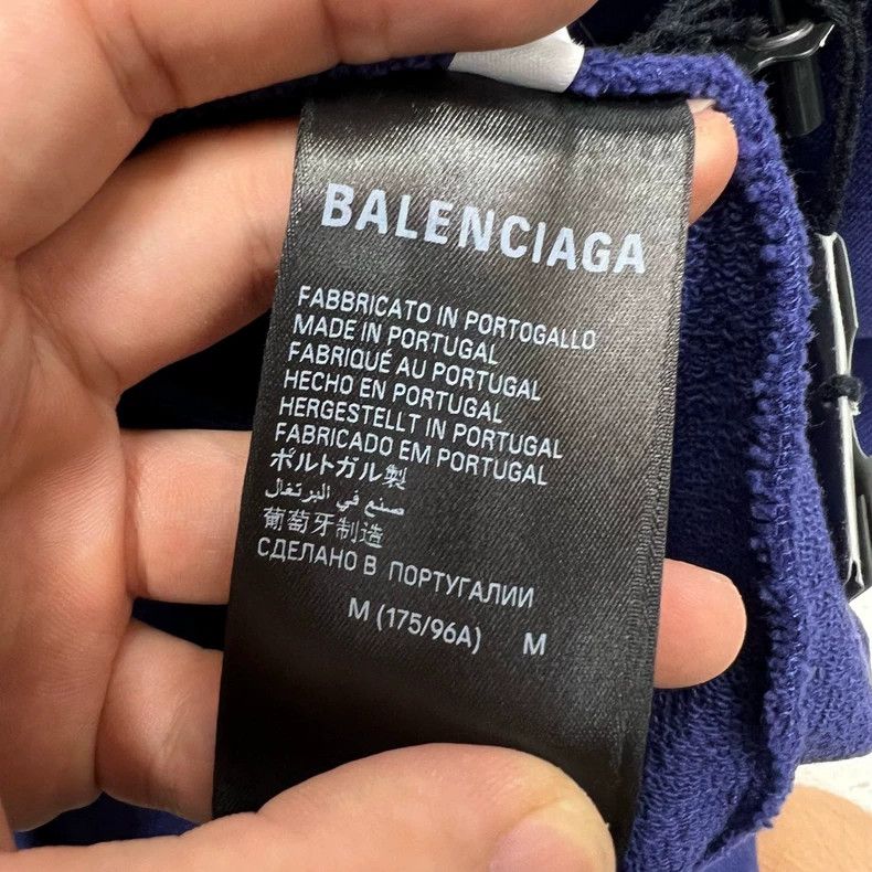 Balenciaga Balenciaga Cola sea wave embroidered hoodie sweater Size US M / EU 48-50 / 2 - 5 Thumbnail