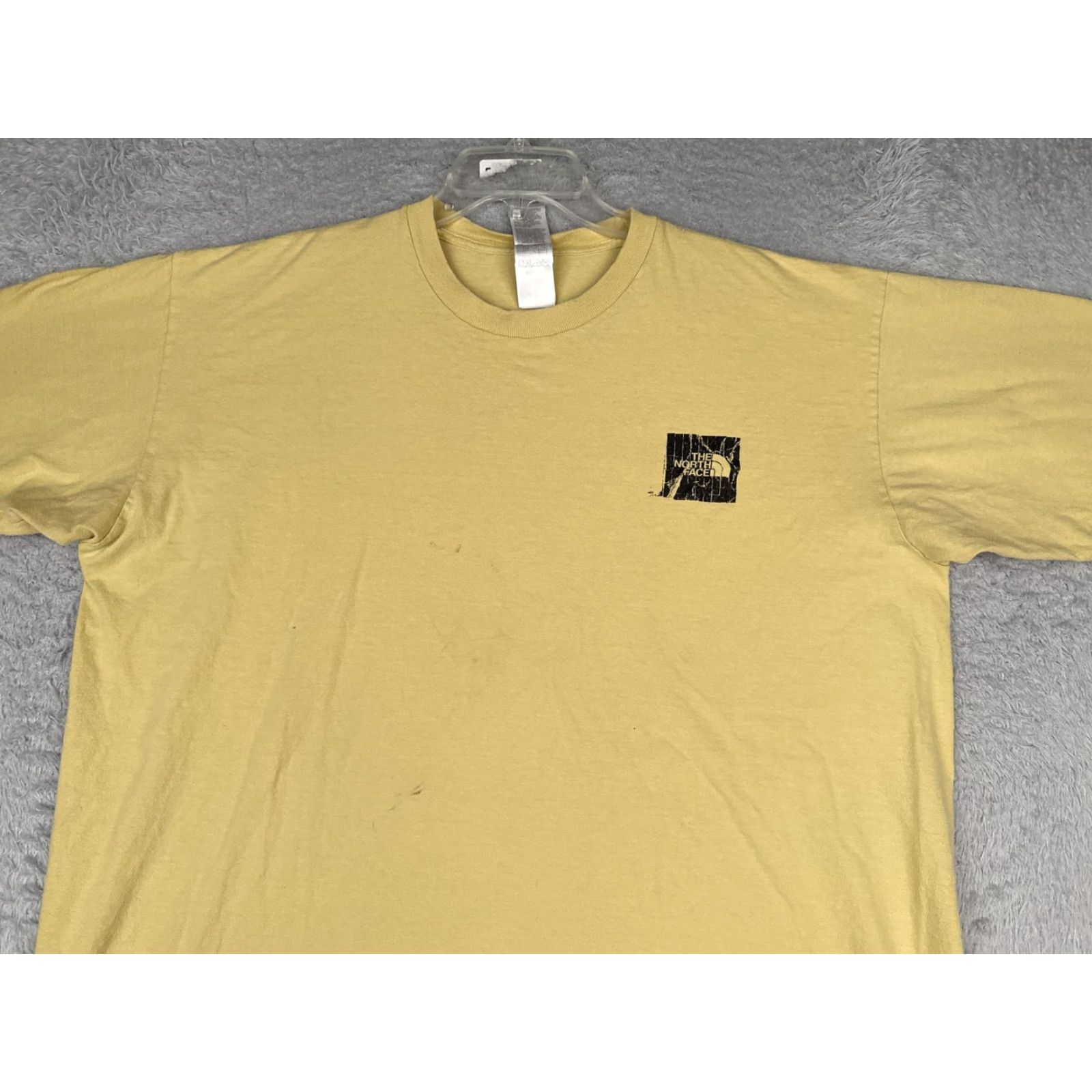 The North Face The North Face Shirt Mens 2XL Yellow Crew Neck Short Sleeve Graphic Tee Logo Size US XXL / EU 58 / 5 - 4 Thumbnail