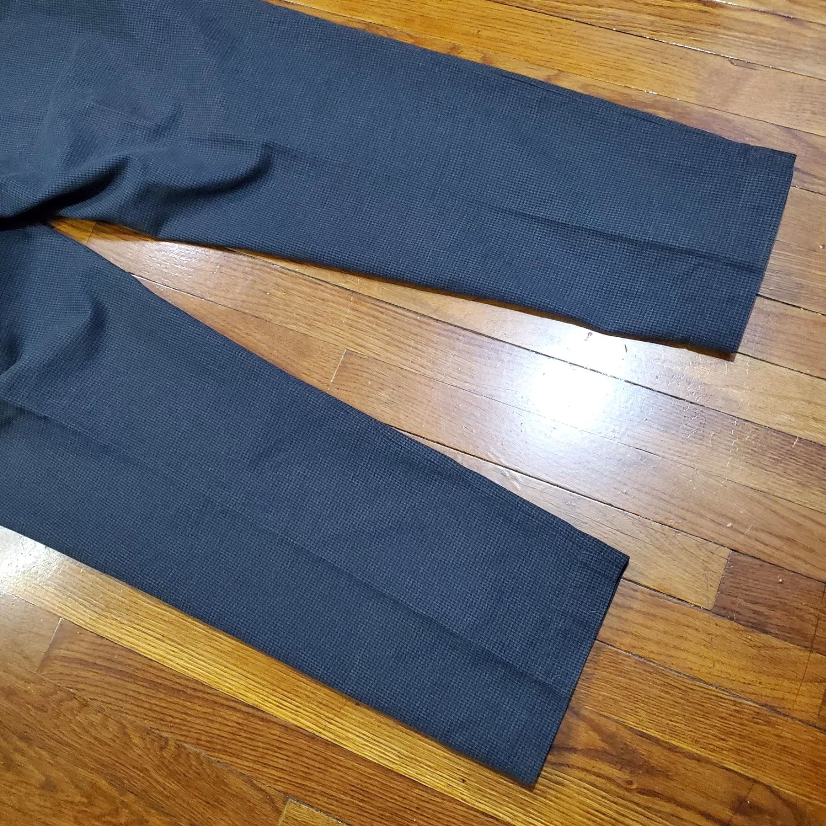 Polo Ralph Lauren Polo by Ralph Lauren Dress Pants Mens 40x32 Gray Tweed Check Wool Business Pants Size US L / EU 52-54 / 3 - 2 Thumbnail