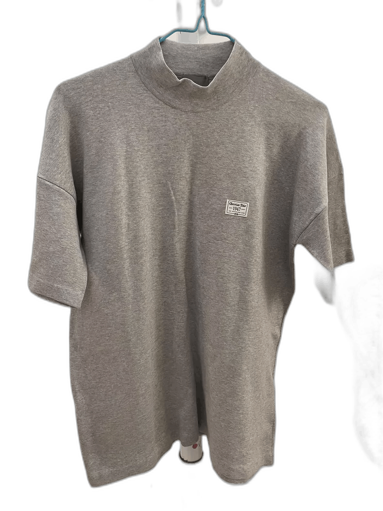 Dior Dior High Neck Box Logo Short Sleeve Shirt-yf Size US S / EU 44-46 / 1 - 1 Thumbnail