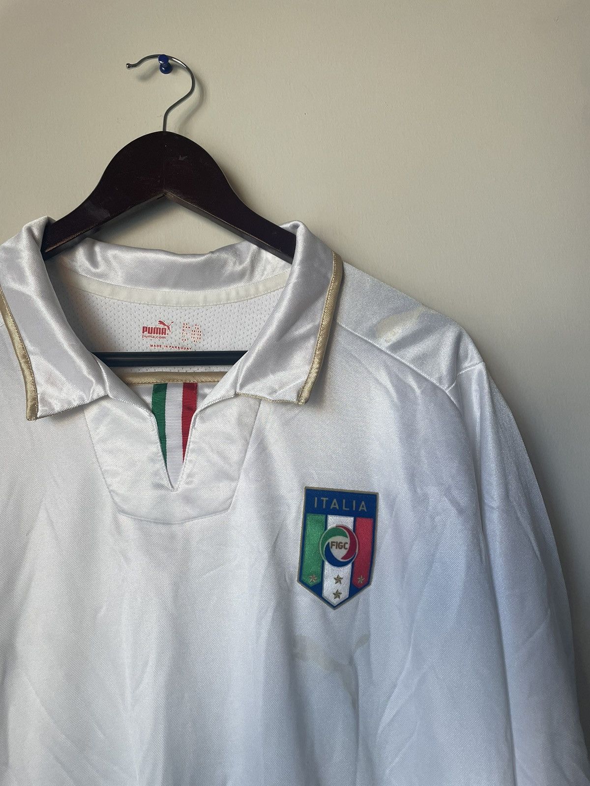 Puma × Vintage 2007/08 Italy puma soccer jersey Size US XL / EU 56 / 4 - 2 Thumbnail