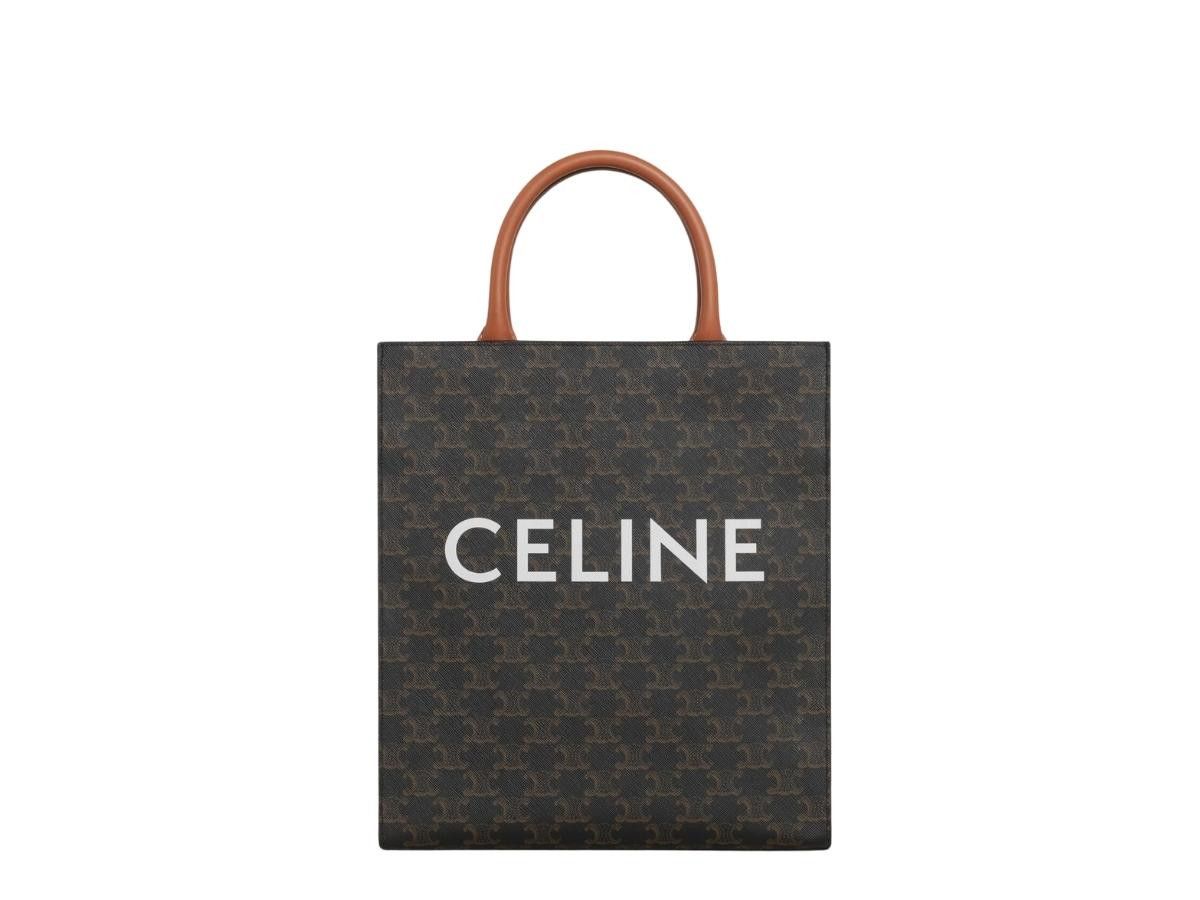 Celine o1w1db10426 Size: OS/Small Vertical Cabas in Black/Brown Size ONE SIZE - 1 Thumbnail