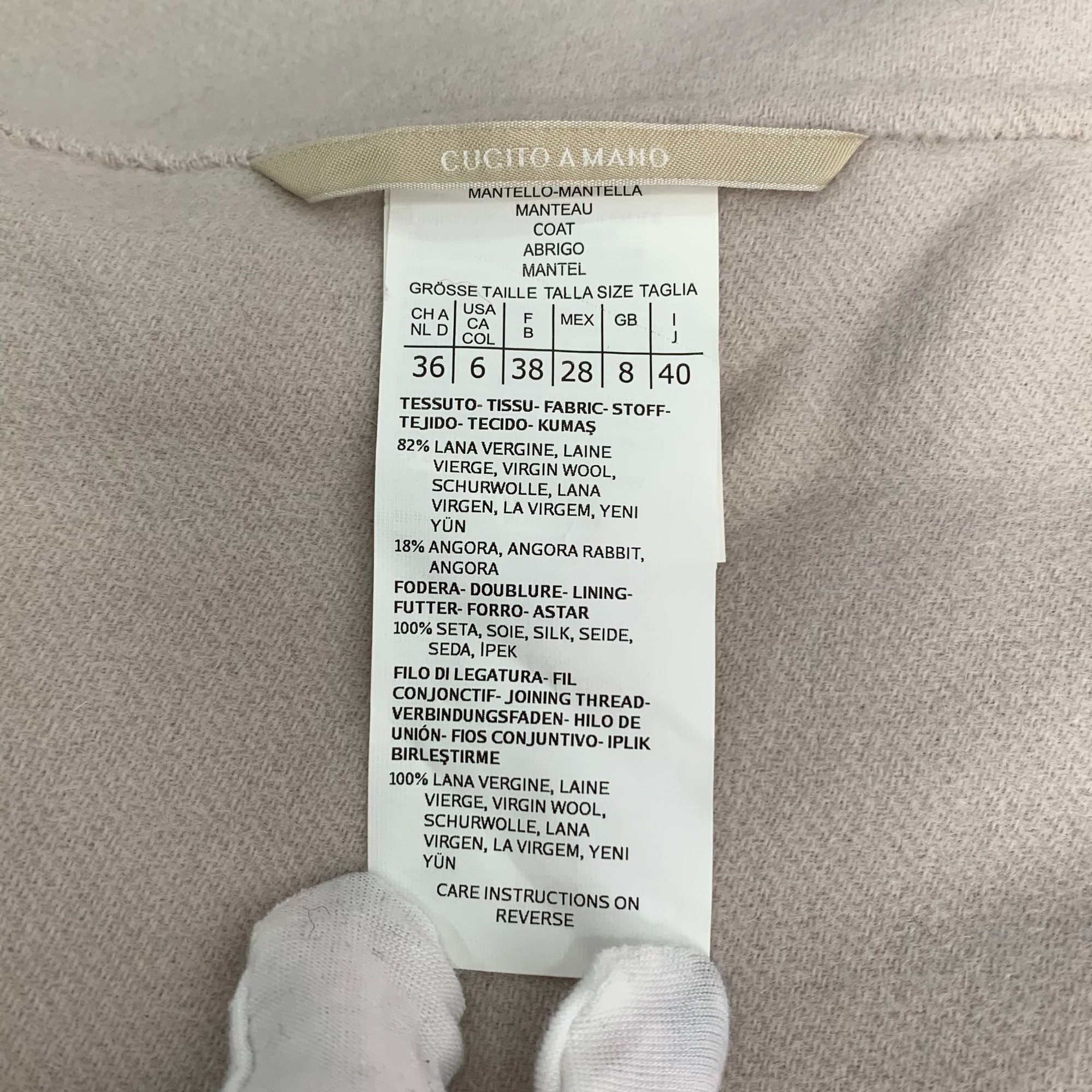Max Mara H10210 Max Mara Wool-Blend Double-Breasted Coat Beige Size M / US 6-8 / IT 42-44 - 7 Thumbnail