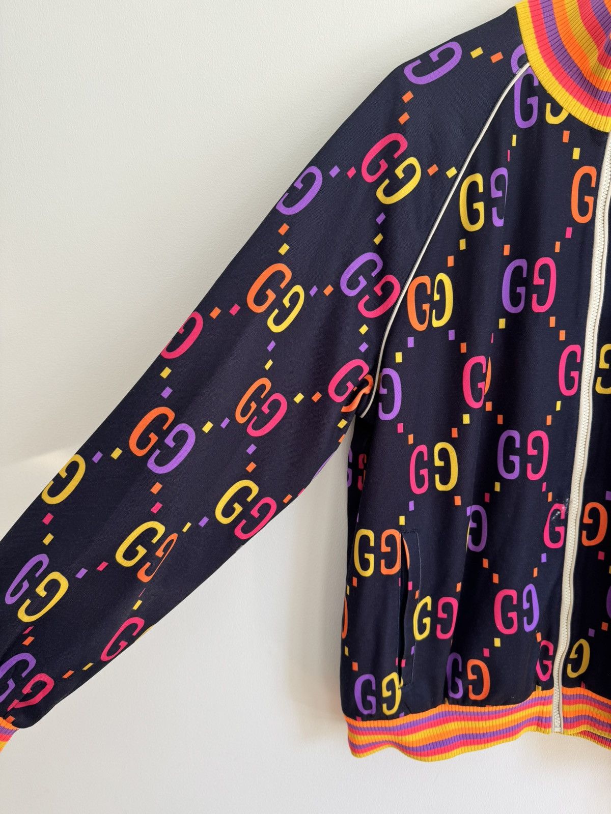 Gucci Gucci Monogram Track Jacket Size US XL / EU 56 / 4 - 6 Thumbnail