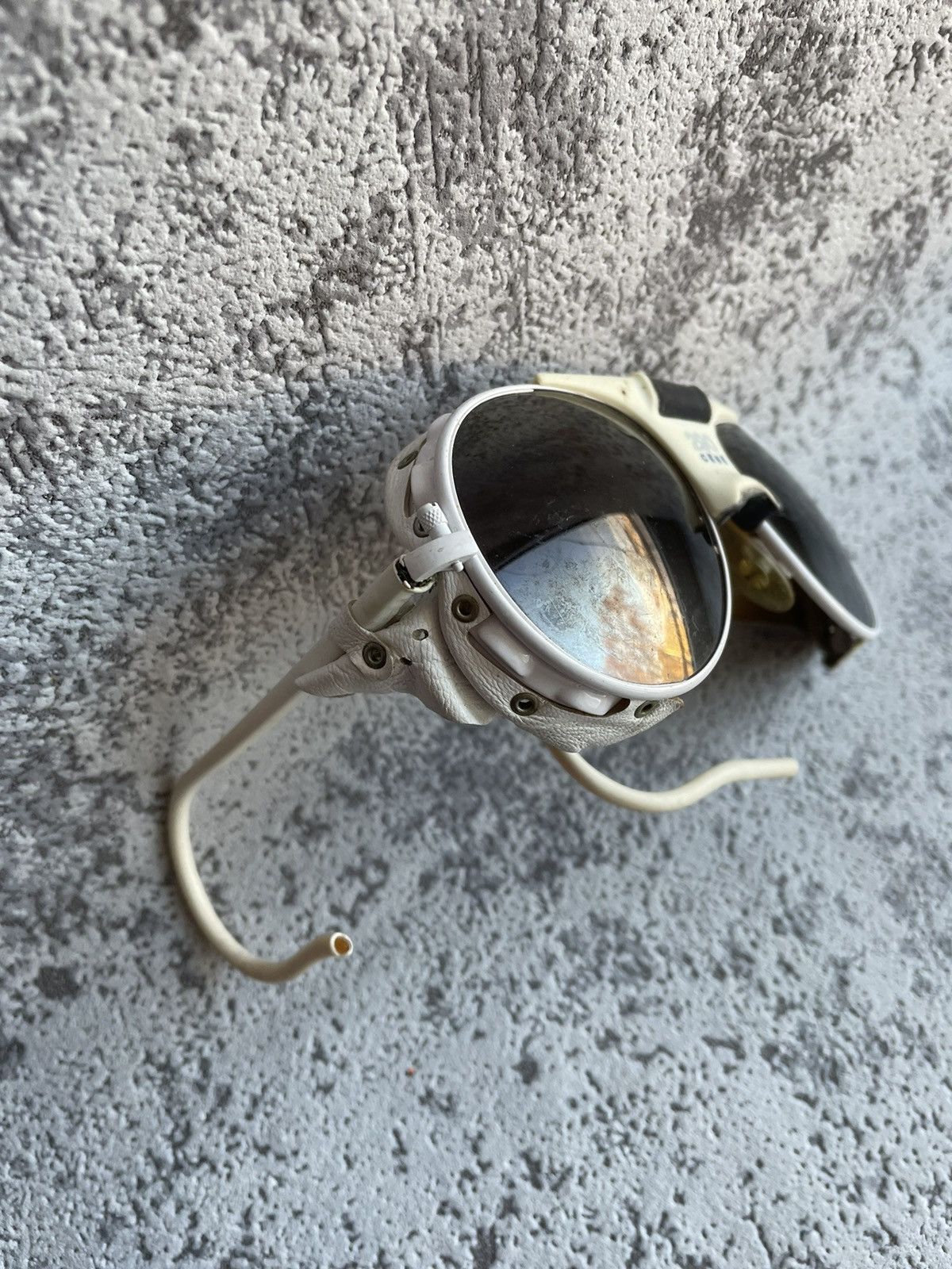 Vintage Rare Cebe 290 Vintage W. Cecchinel Leather Sunglasses Size ONE SIZE - 2 Thumbnail