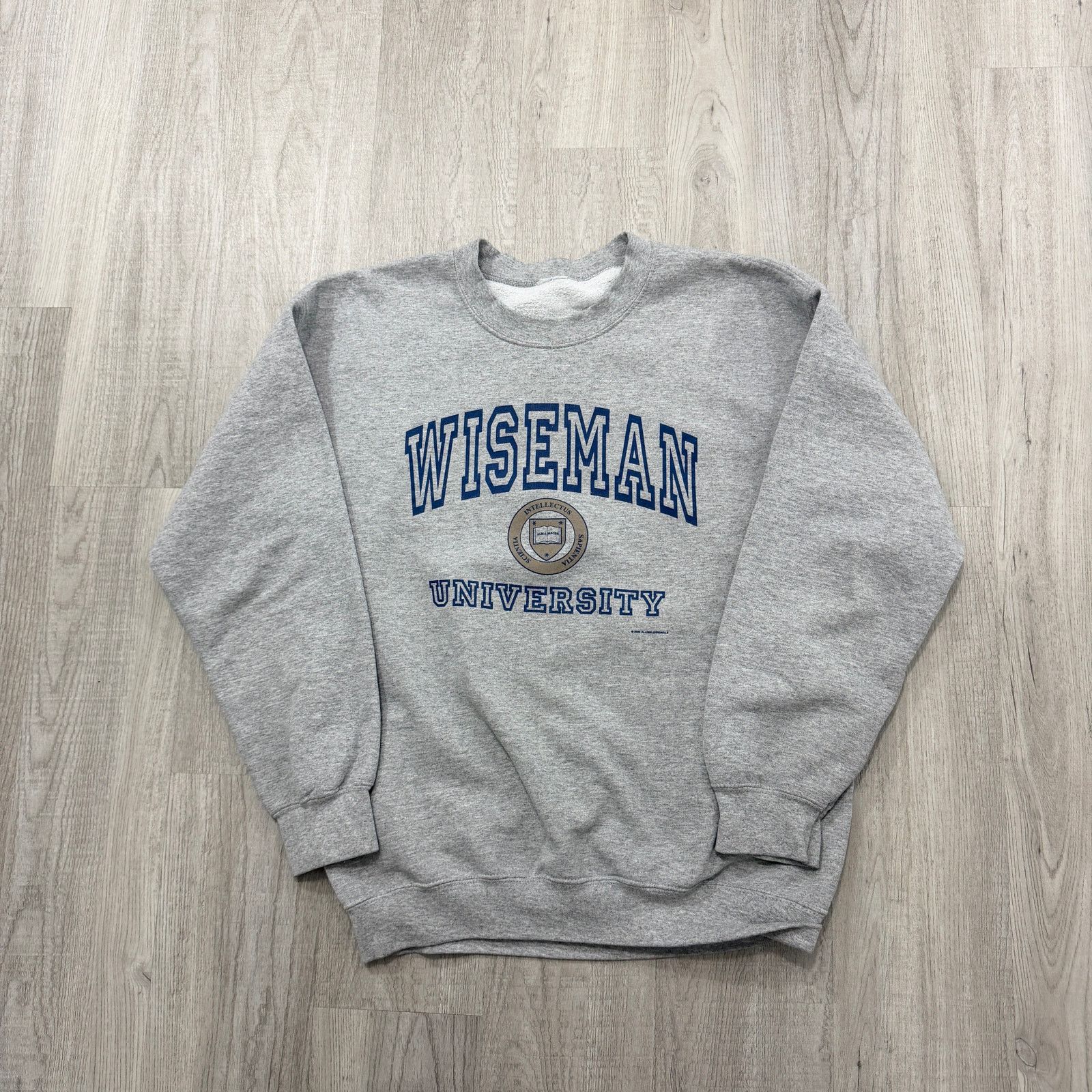 Vintage Vintage Wiseman University Sweatshirt Size Large Crewneck Size US L / EU 52-54 / 3 - 1 Thumbnail