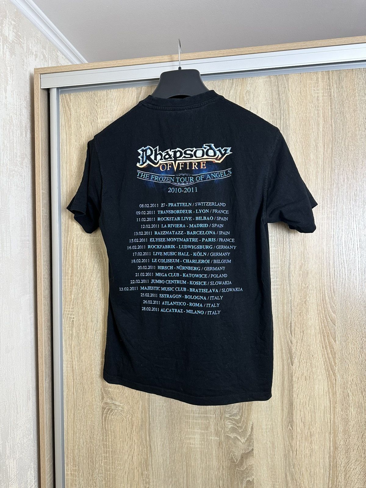 Band Tees 🔥 Rhapsody Of Fire Frozen Tears of Angels Band T Shirt Metal Size US M / EU 48-50 / 2 - 4 Thumbnail